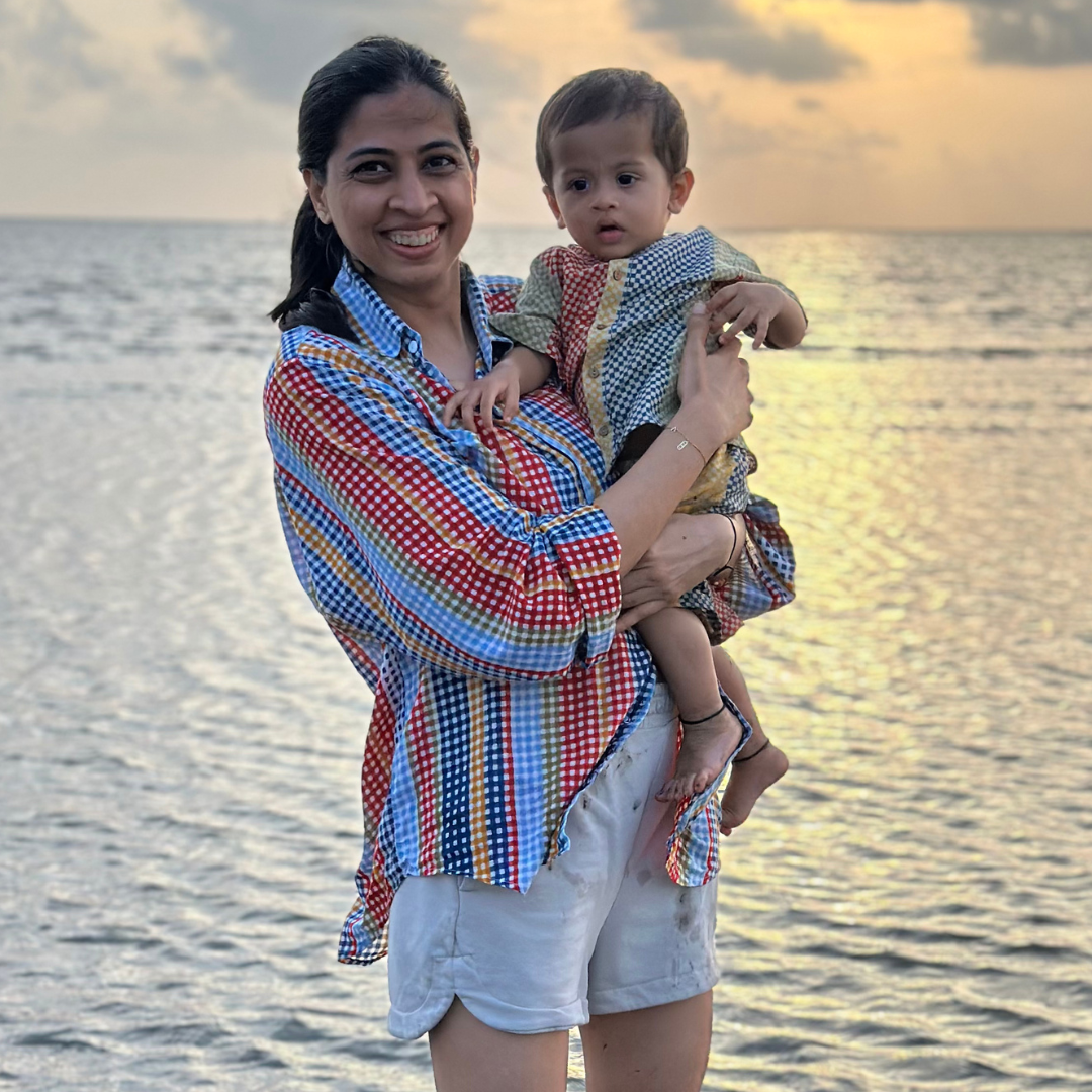 Cotton Linen Shirt & Shorts Co-ord Set | Hand-Block Printed