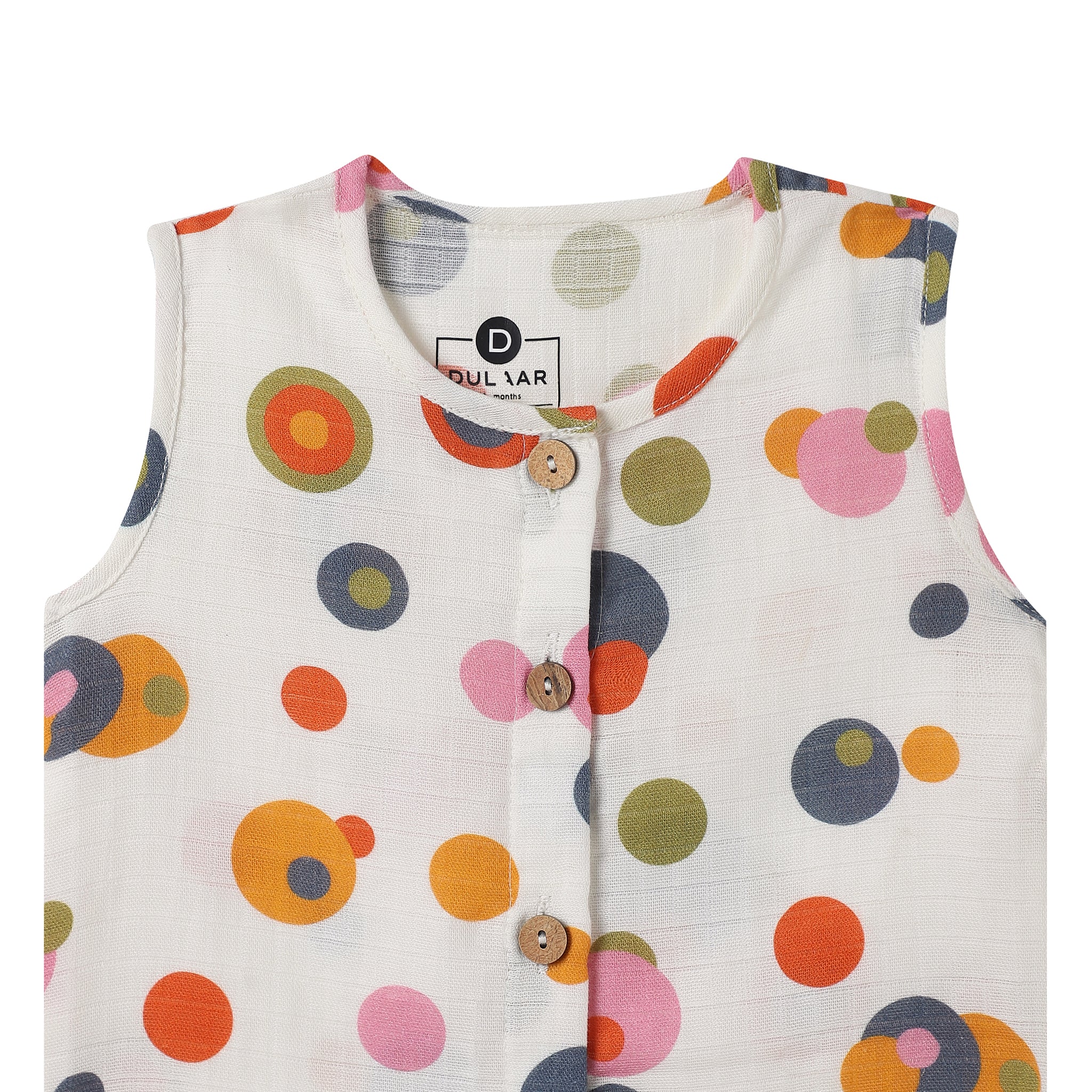 Organic Muslin Vest & Shorts Set (Set of 2)