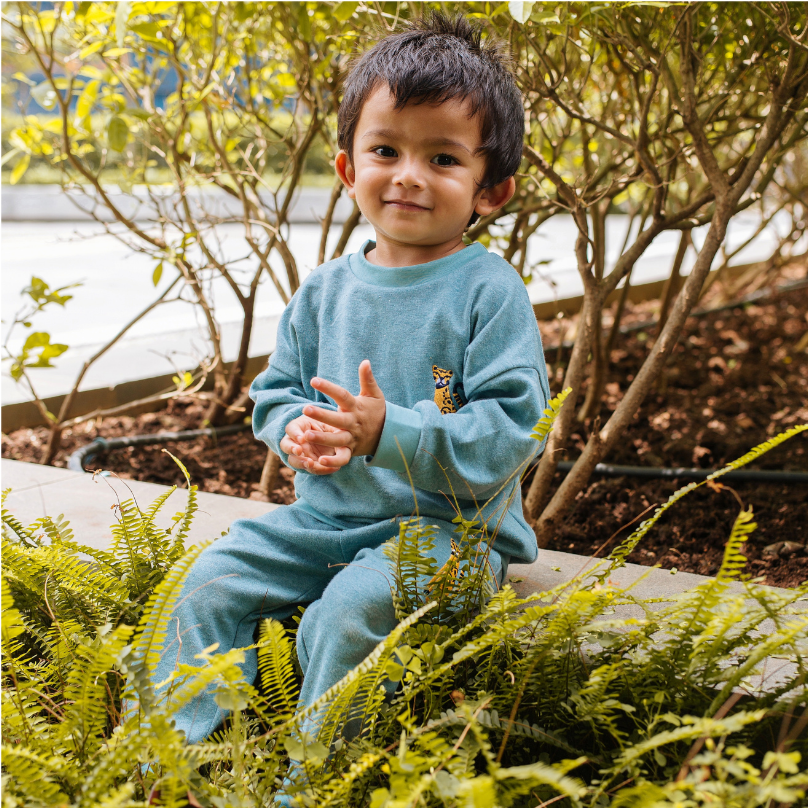 Organic Melange Tracksuit Set