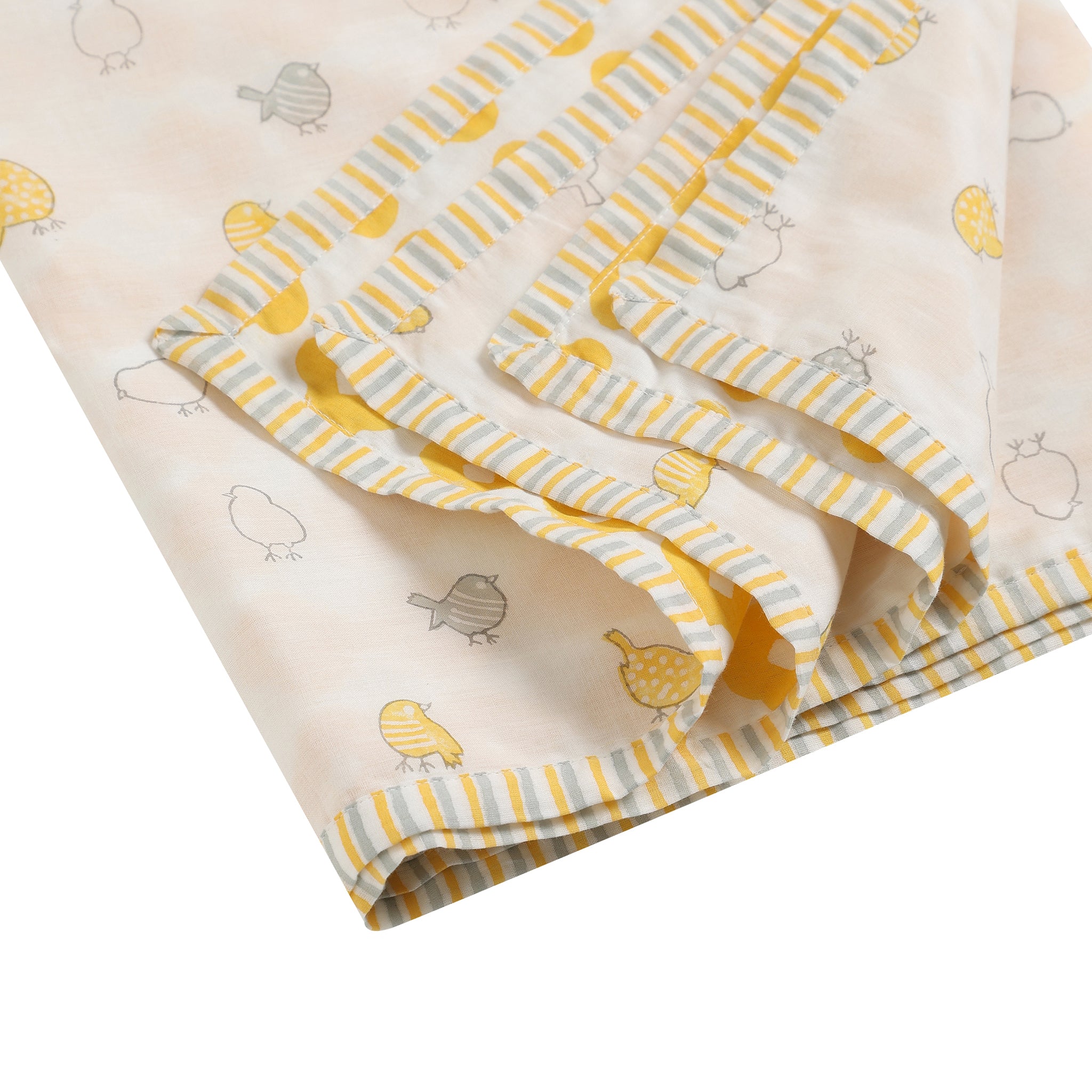 Mulmul Muslin Dohar | Hand-Block Printed