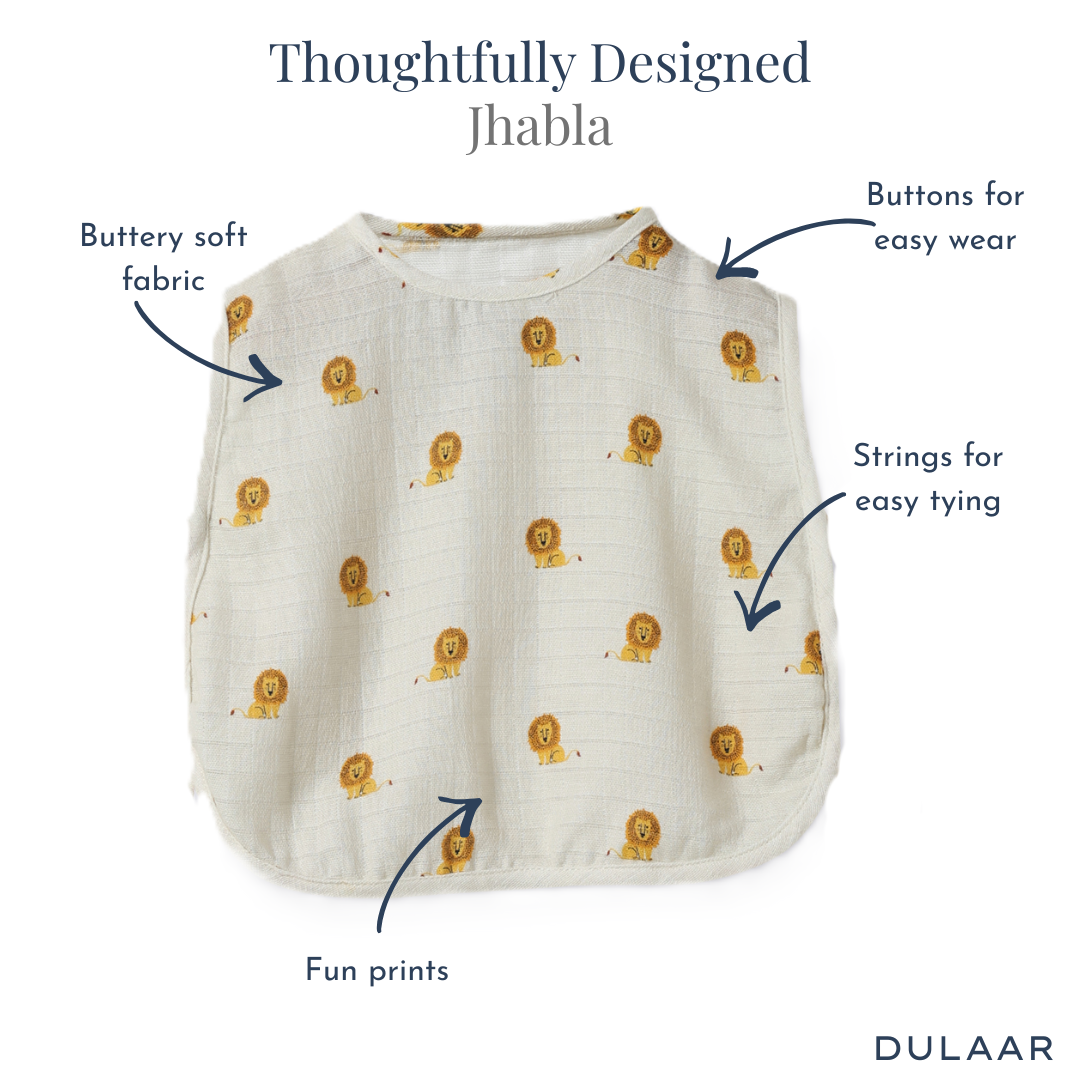 Organic Muslin Jhabla (Set of 3)