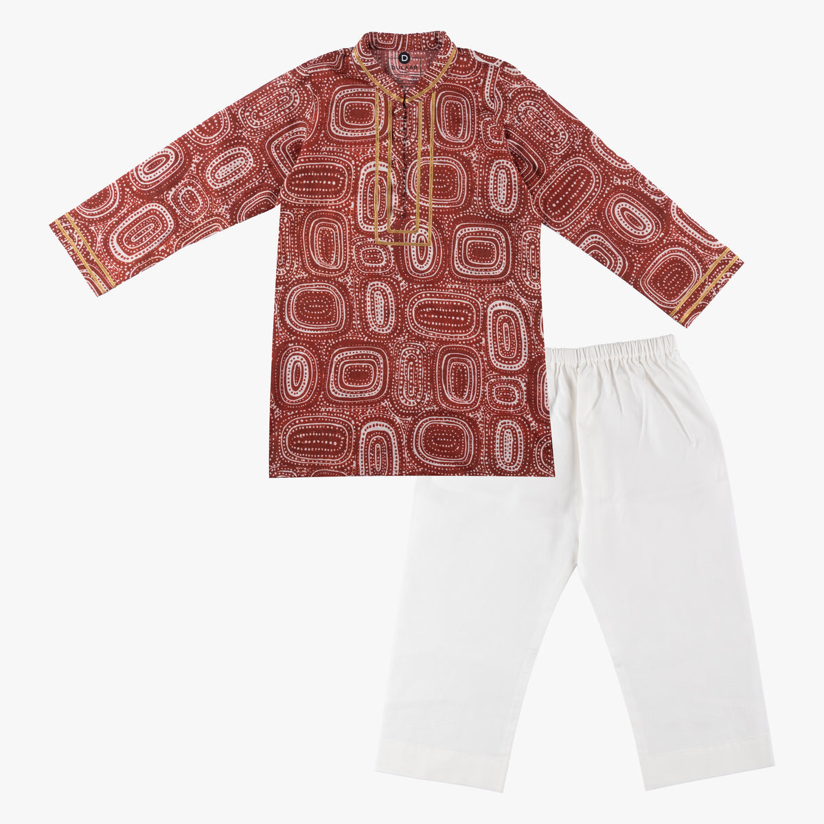 Cotton Kurta Pyjama Set (Gota Work)