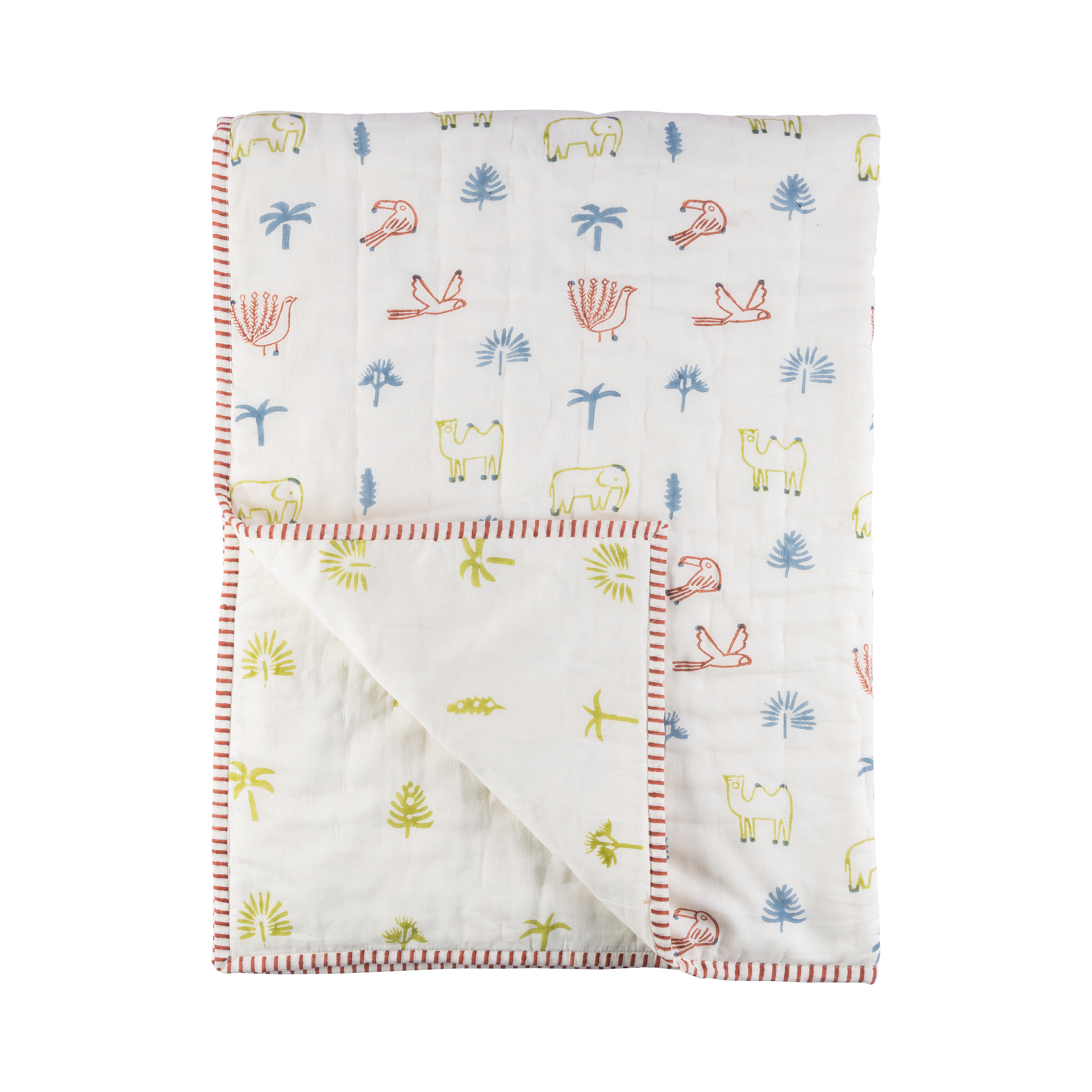 Mulmul Bedding Set | Hand-Block Printed
