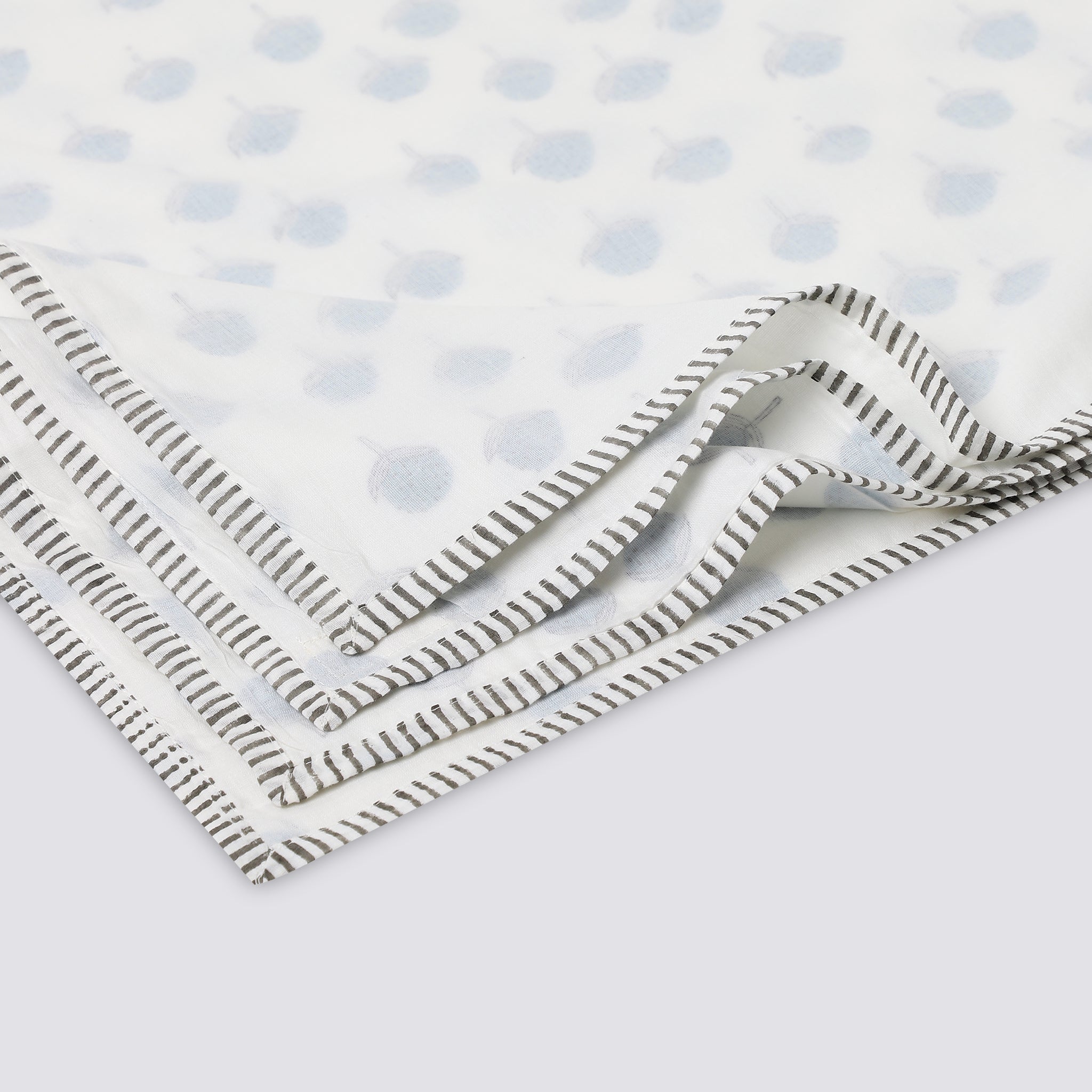 Mulmul Muslin Dohar | Hand-Block Printed