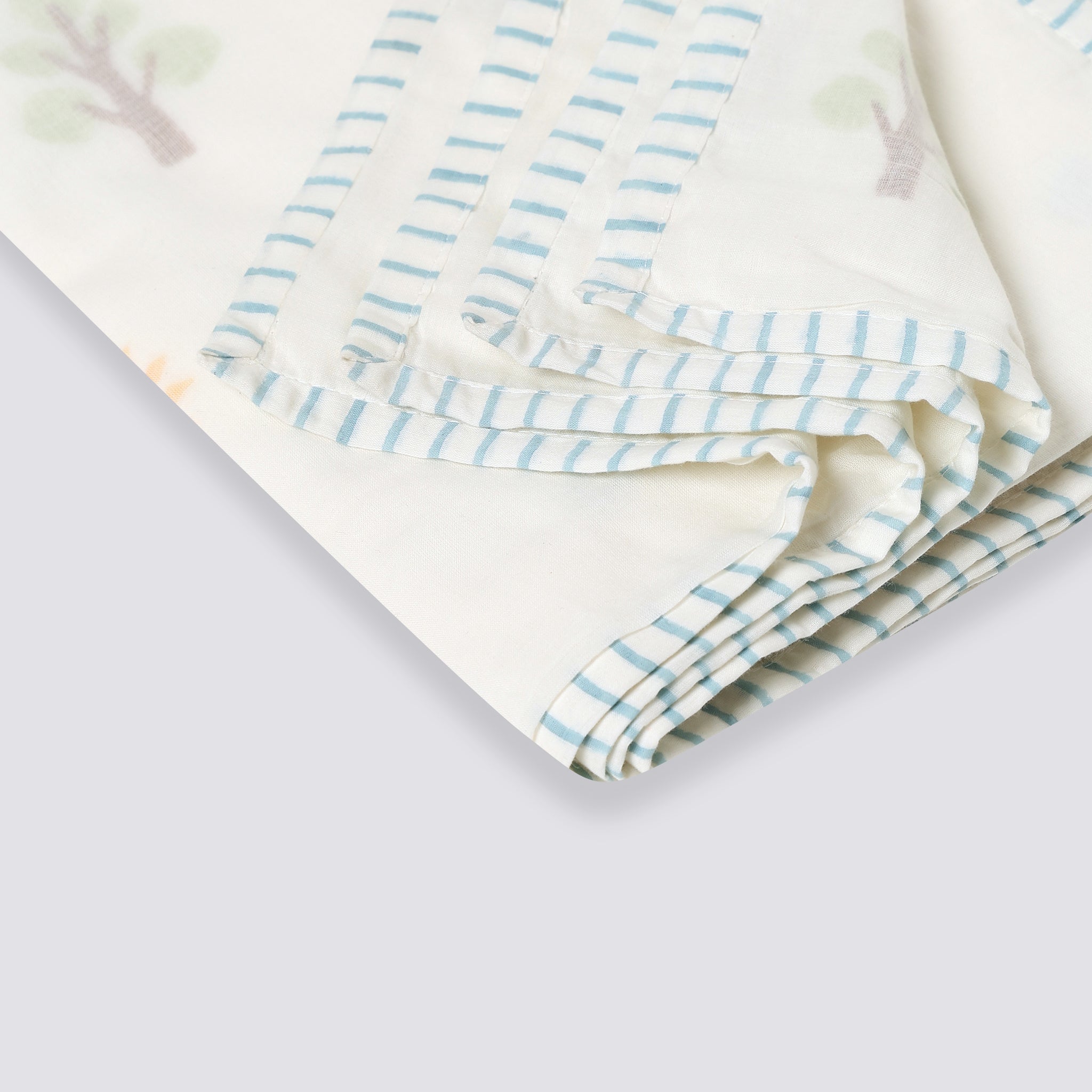 Mulmul Muslin Dohar | Hand-Block Printed