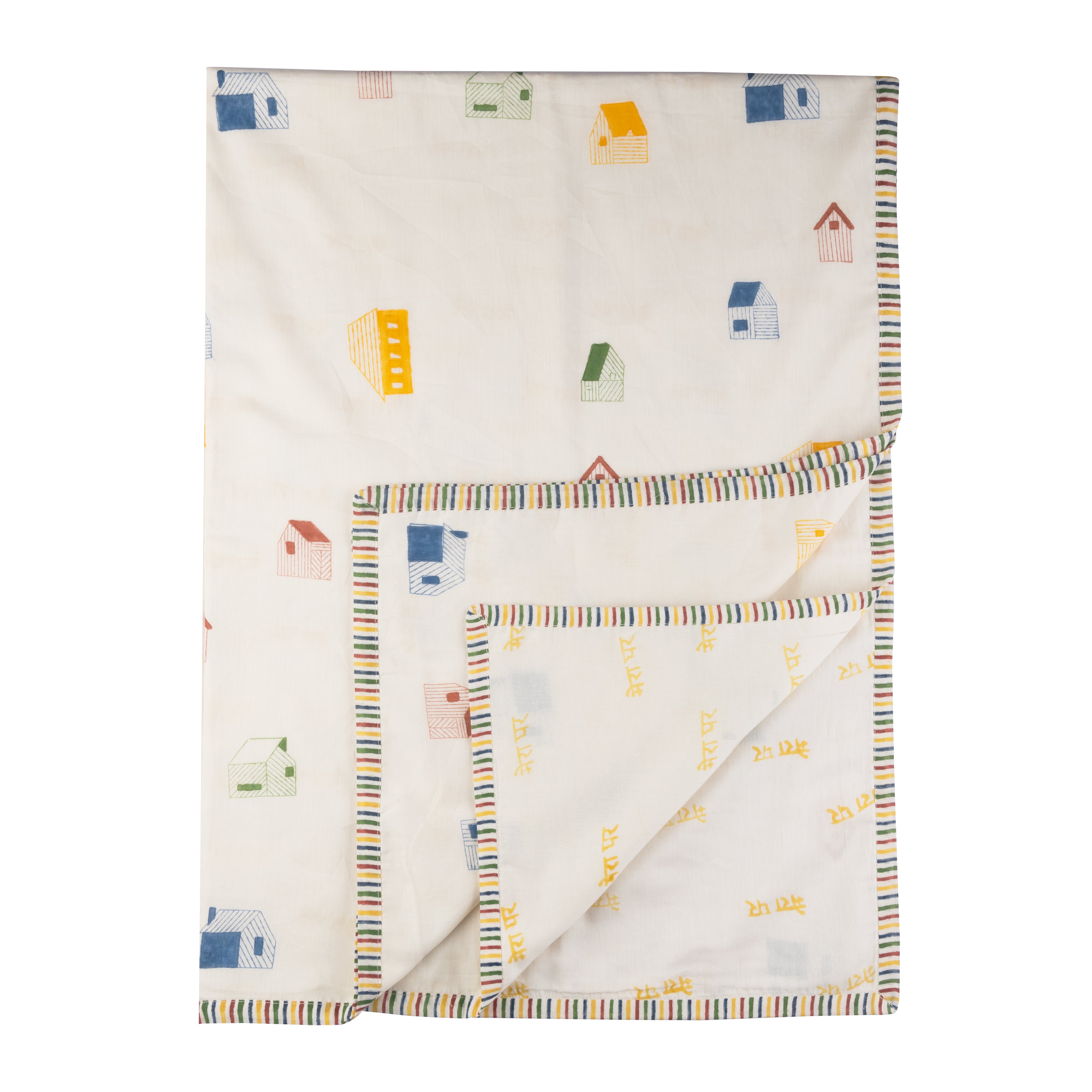 Mulmul Muslin Dohar | Hand-Block Printed