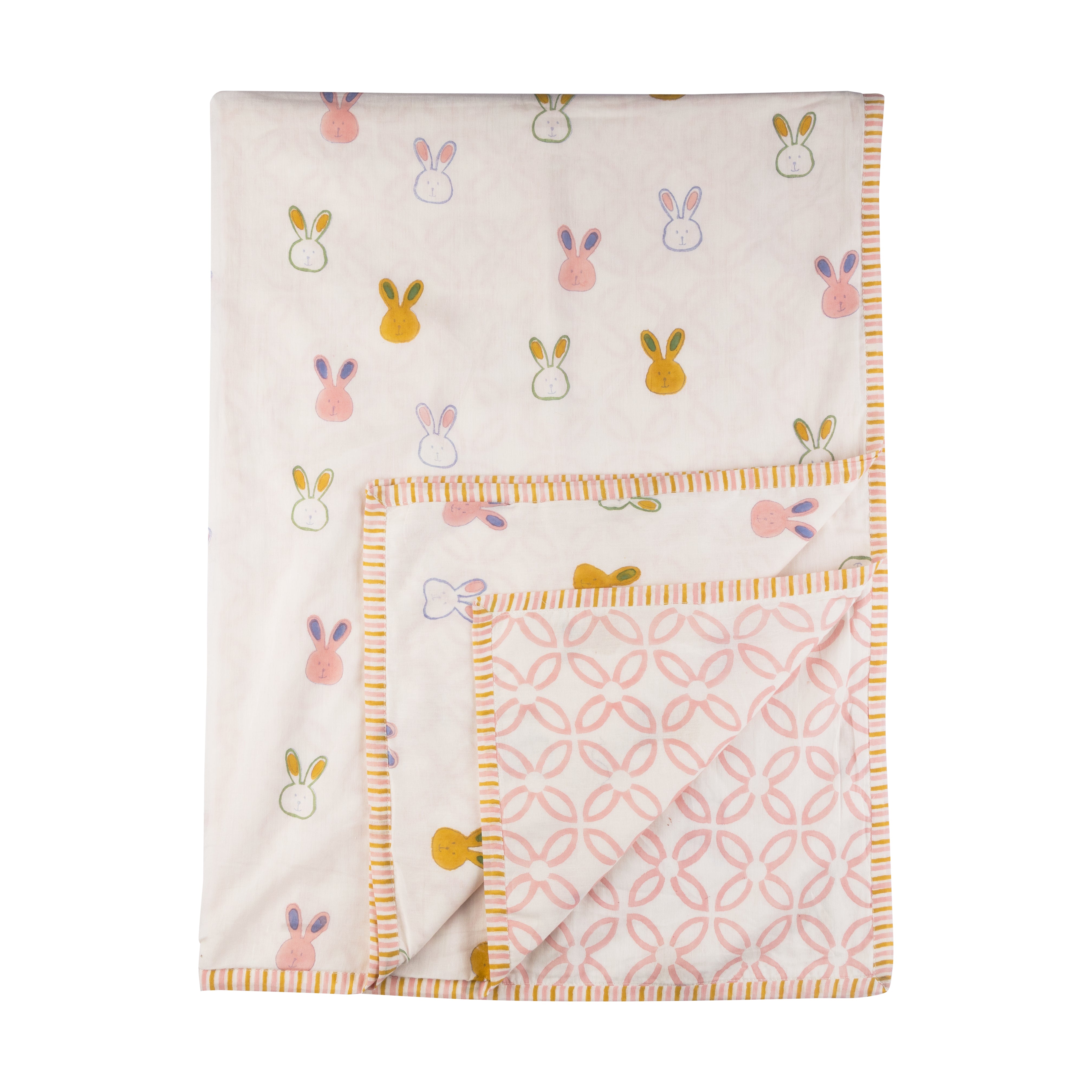 Mulmul Muslin Dohar | Hand-Block Printed