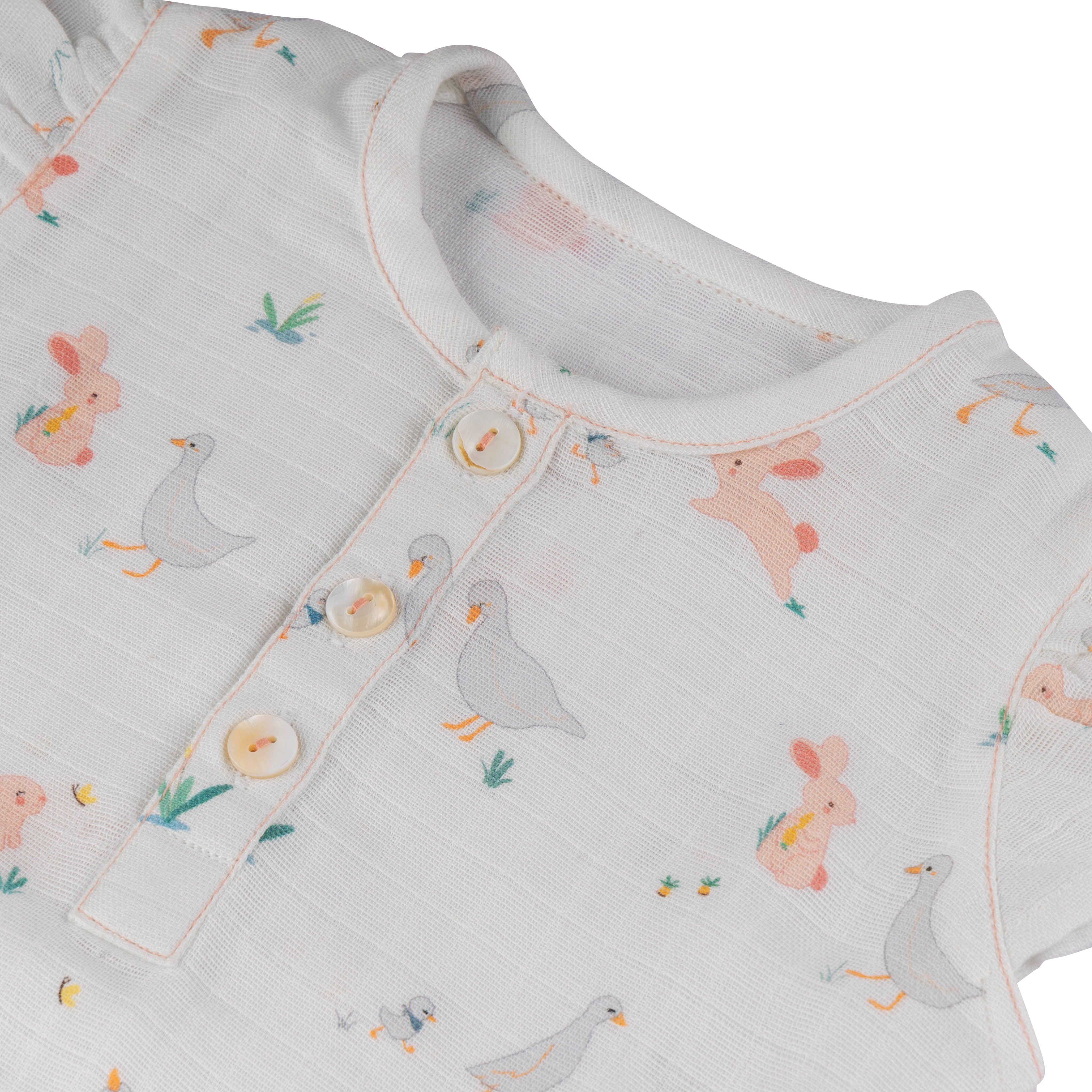 Organic Muslin Romper