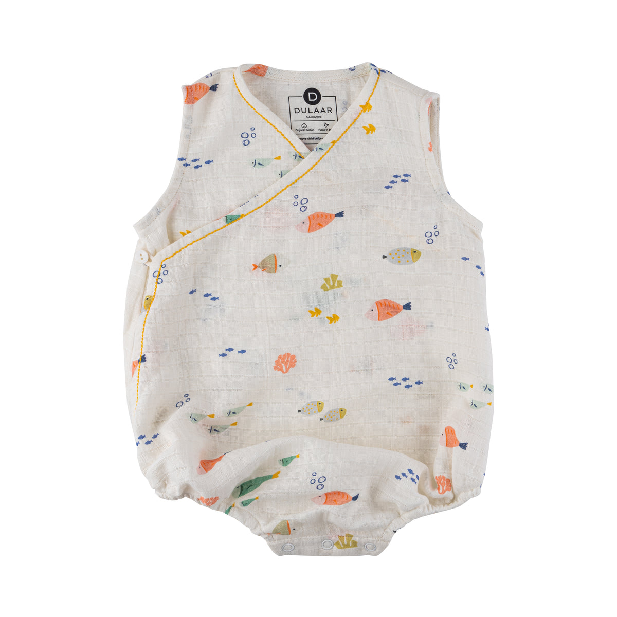 Organic Muslin Kimono Romper