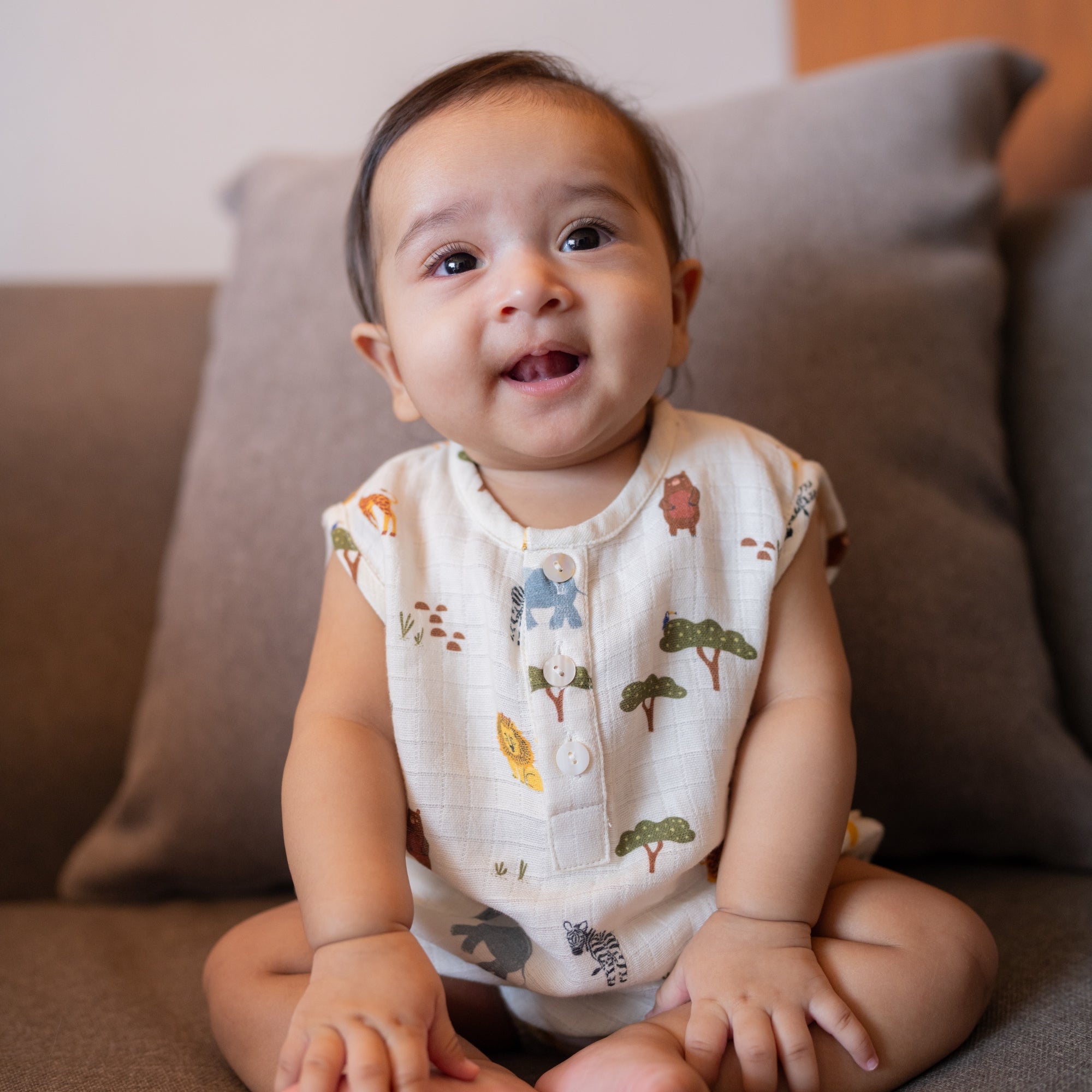 Organic Muslin Romper