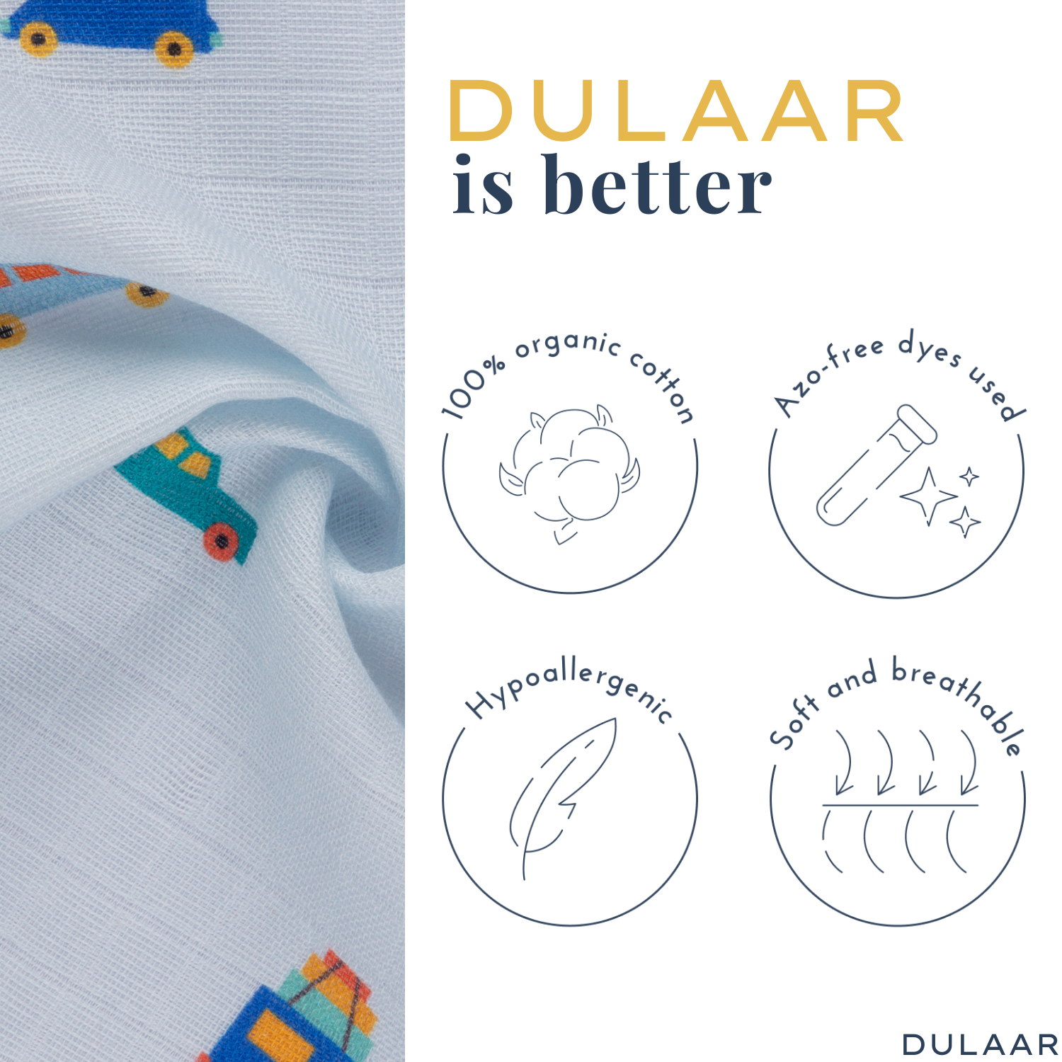 Organic Muslin Multipurpose Cloth