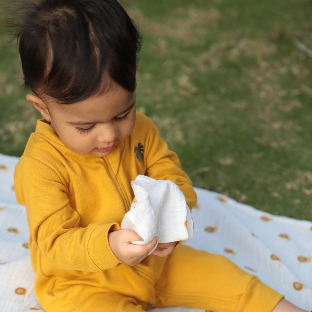 Organic Muslin Face Napkin (Set of 4)