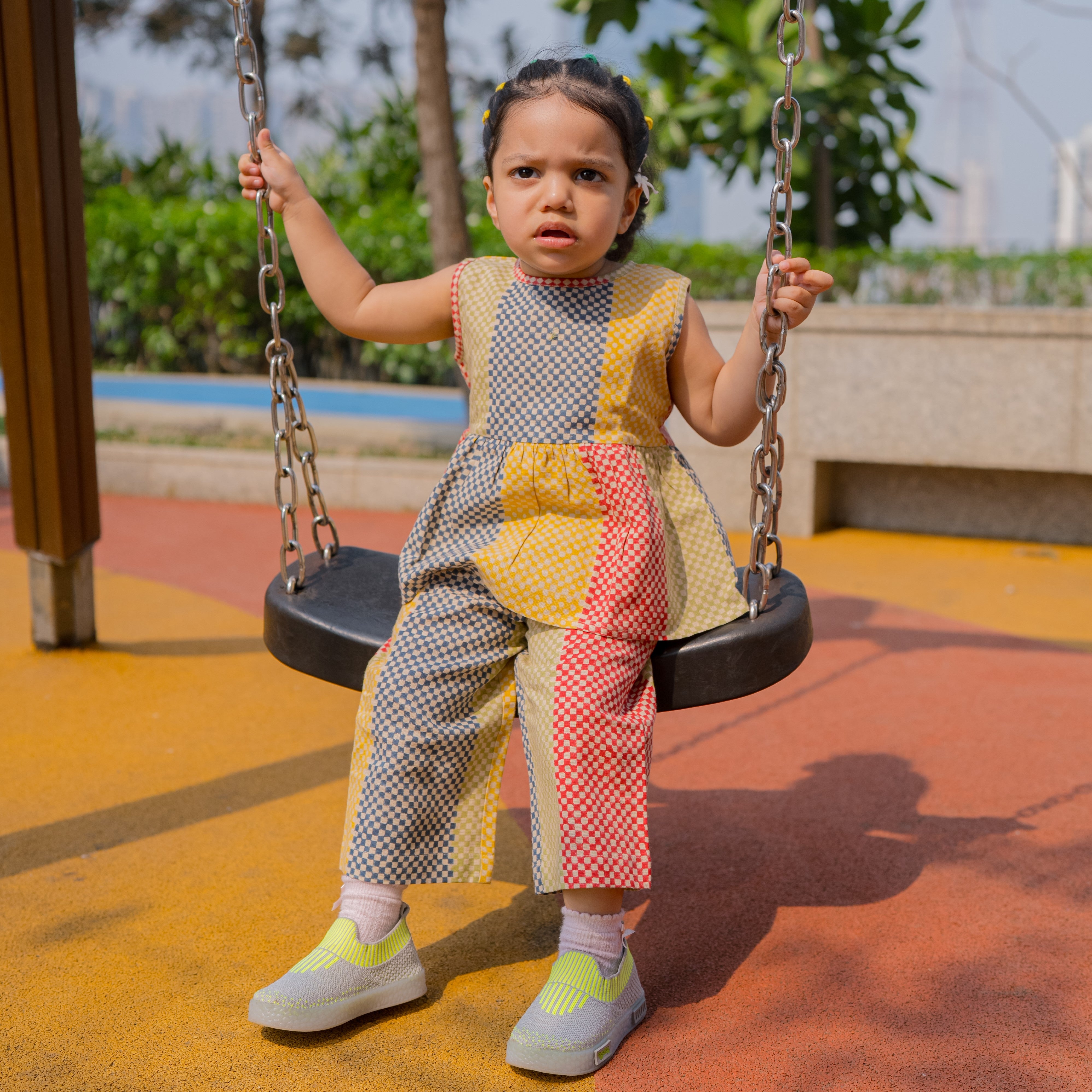 Cotton Linen Top & Pants Co-ord Set | Hand-Block Printed