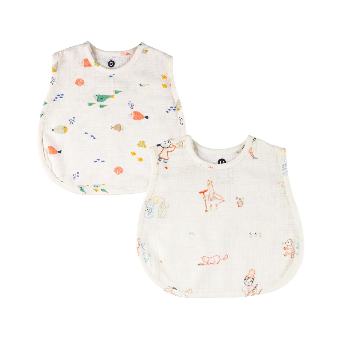 Organic Muslin Jhabla (Set of 2)