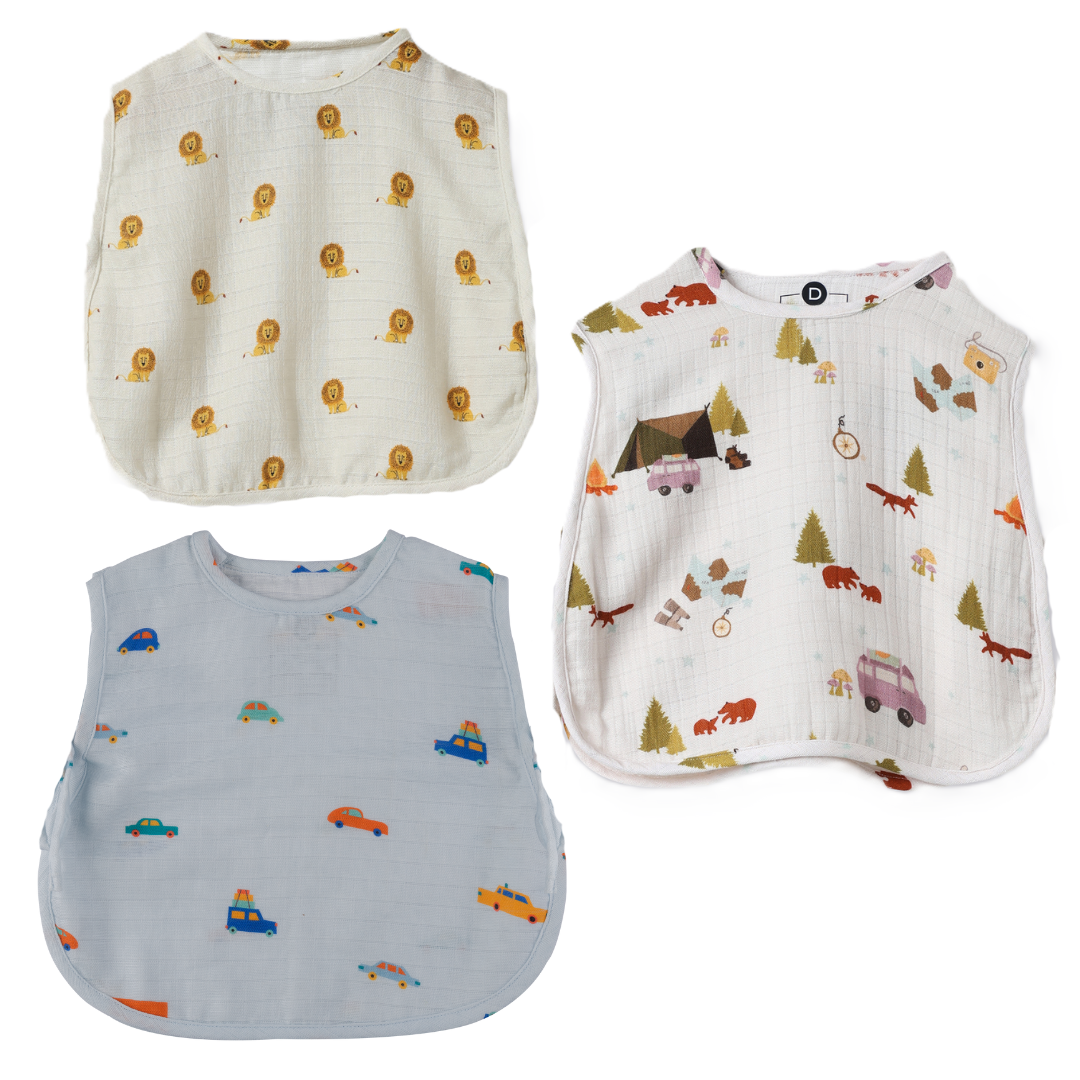 Organic Muslin Jhabla (Set of 3)