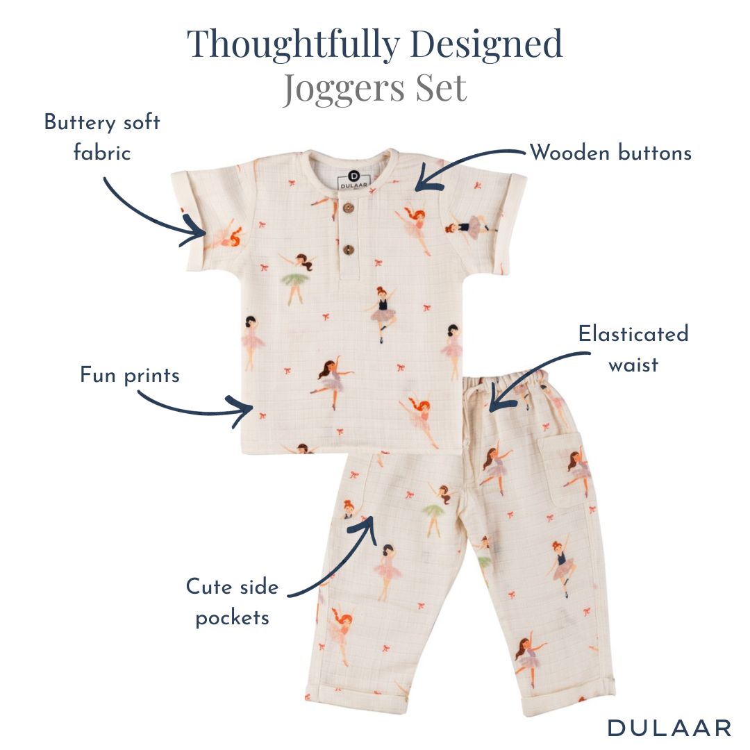 Organic Muslin Joggers Set