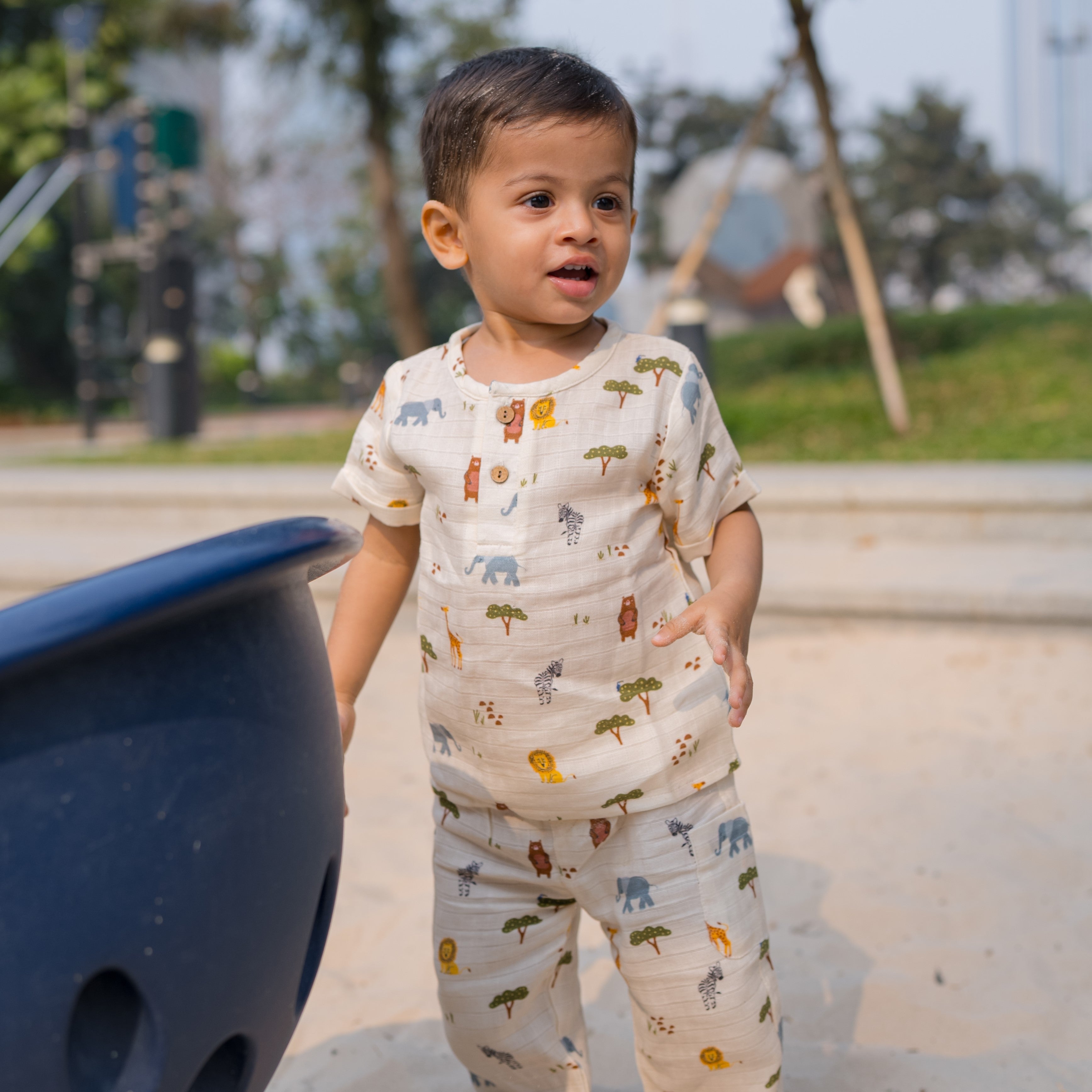 Organic Muslin Joggers Set