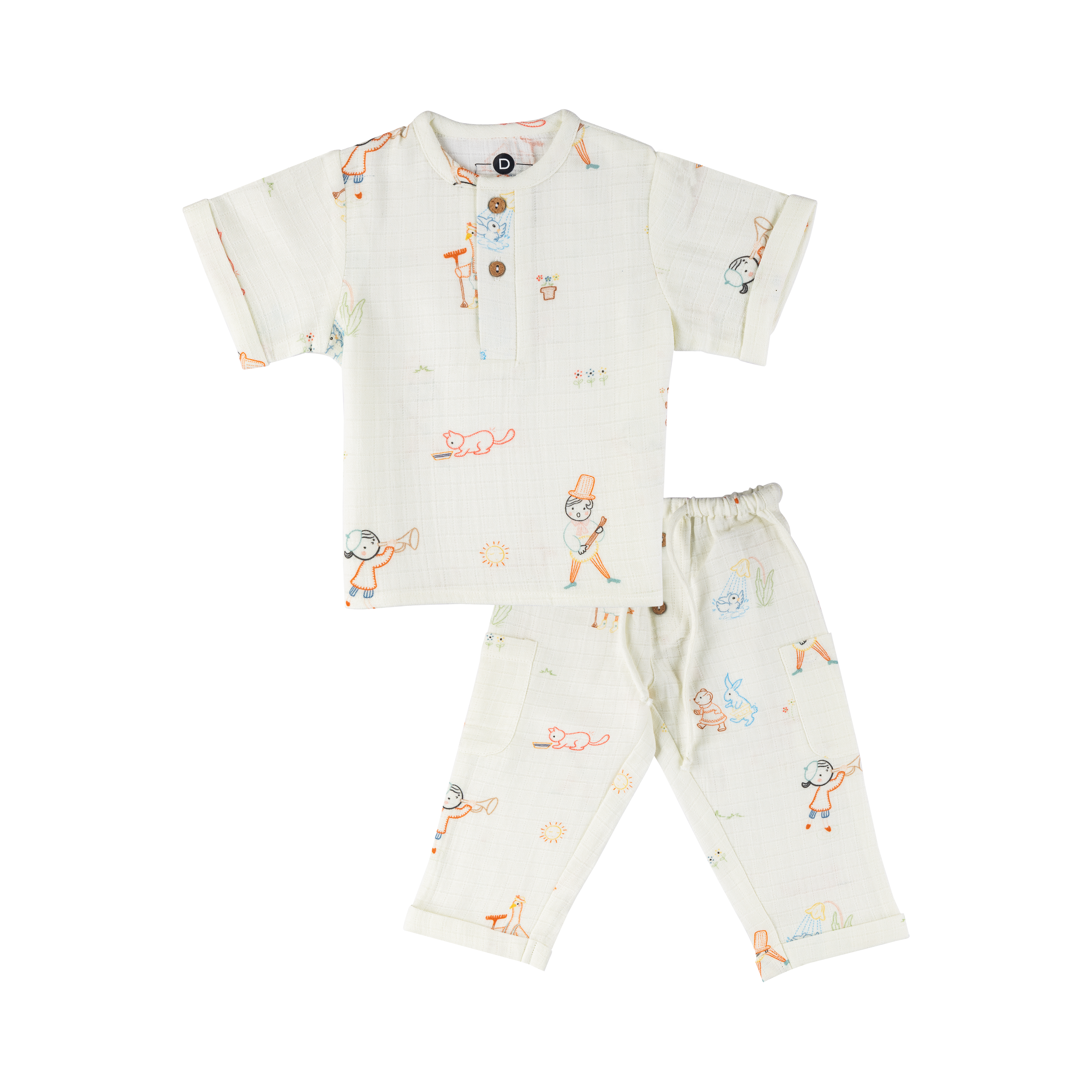 Organic Muslin Joggers Set