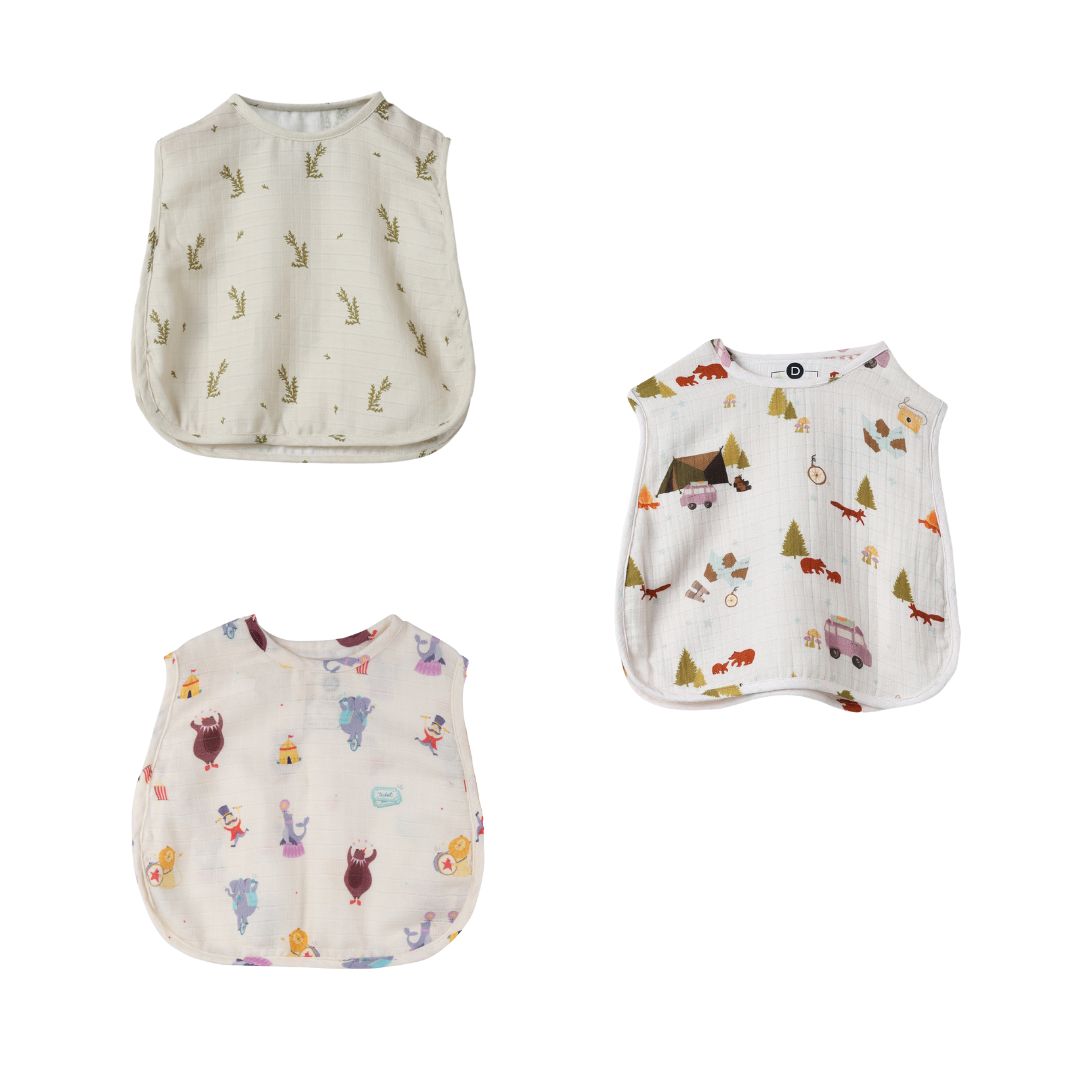 Organic Muslin Jhabla (Set of 3)