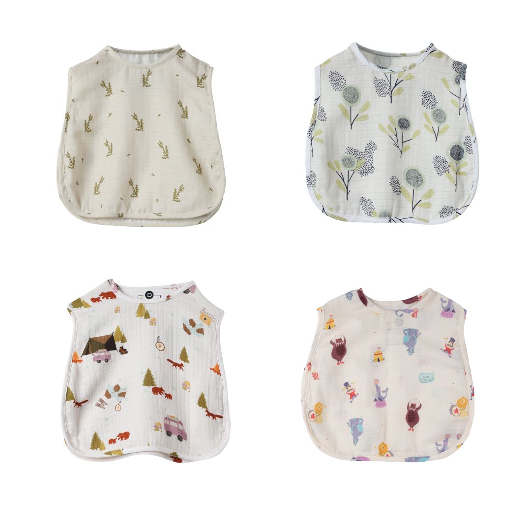 Organic Muslin Jhabla (Set of 4)