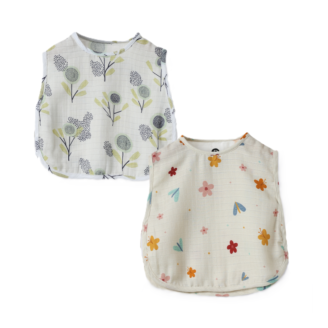 Organic Muslin Jhabla (Set of 2)