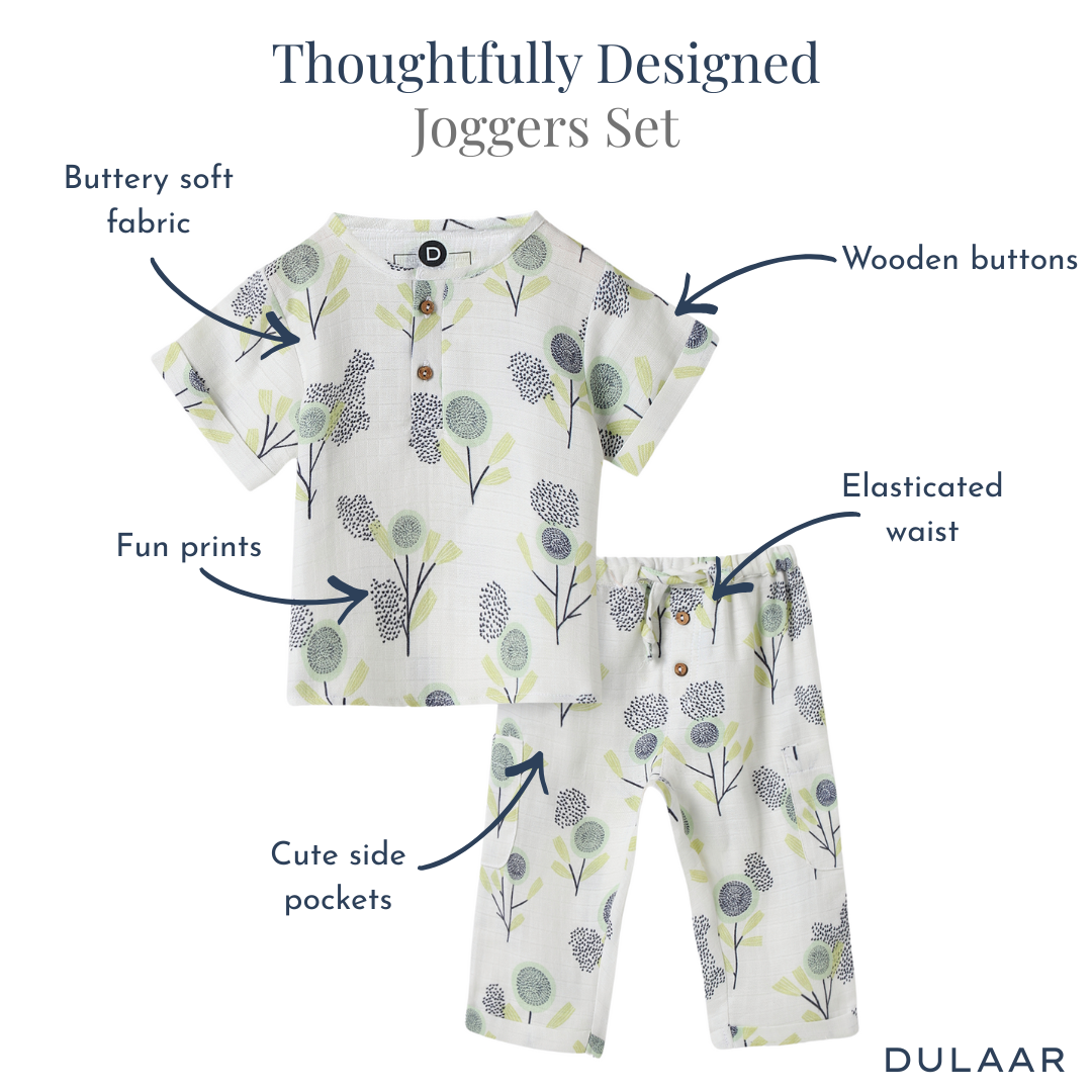 Organic Muslin Joggers Set