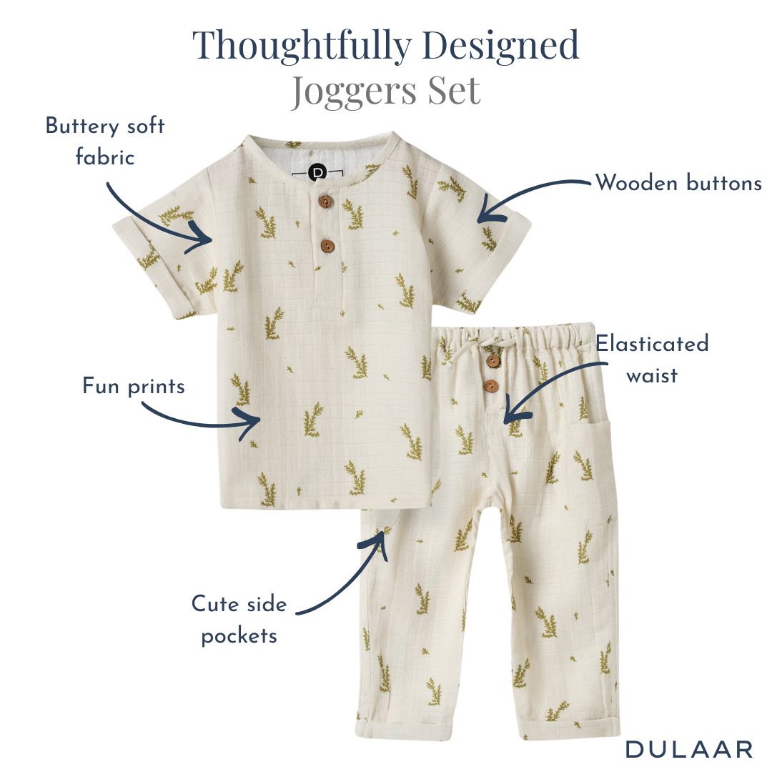 Organic Muslin Joggers Set