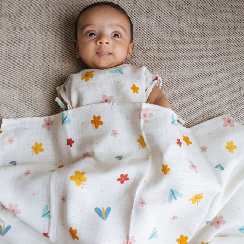 Organic Muslin Multipurpose Cloth (Set of 4)