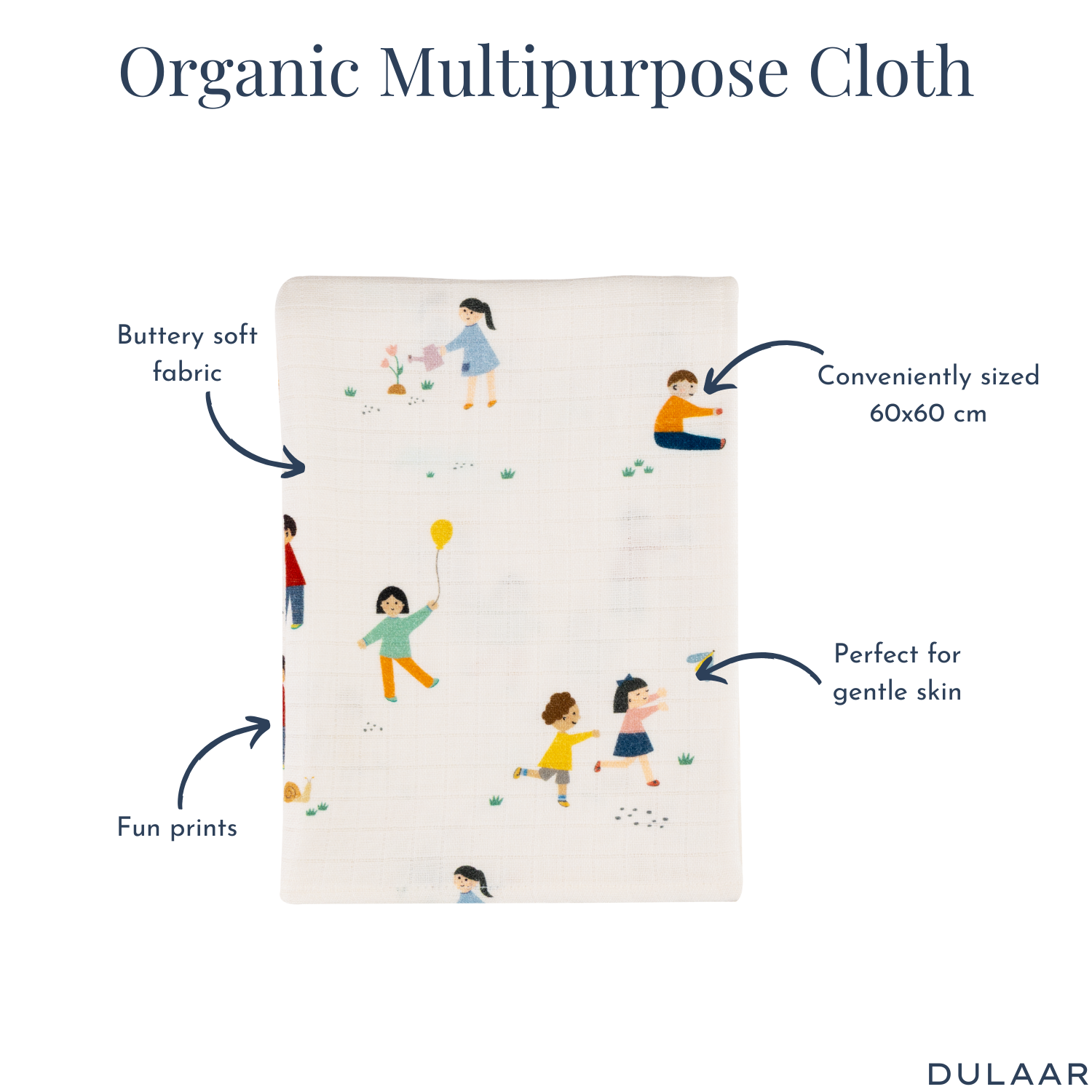 Organic Muslin Multipurpose Cloth