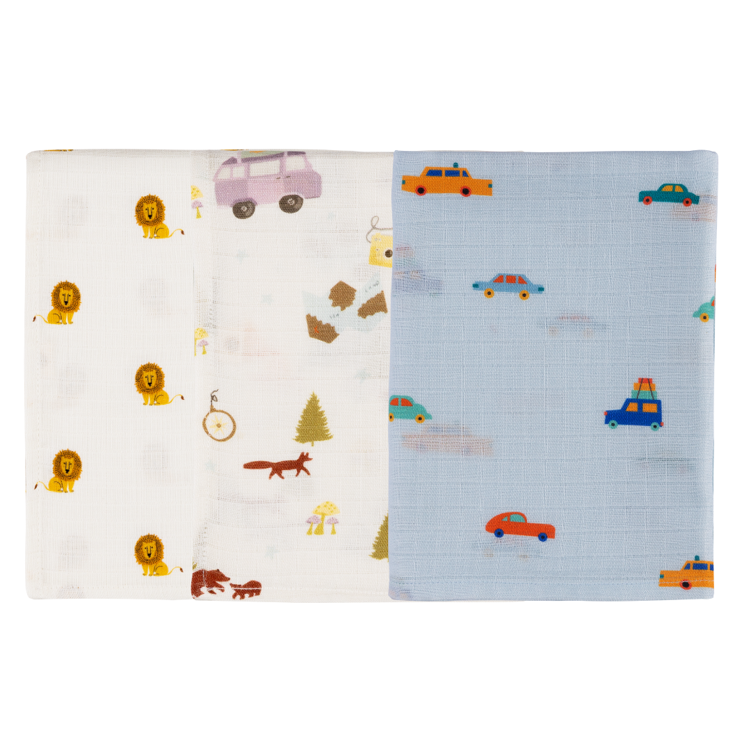 Organic Muslin Multipurpose Cloth (Set of 3)