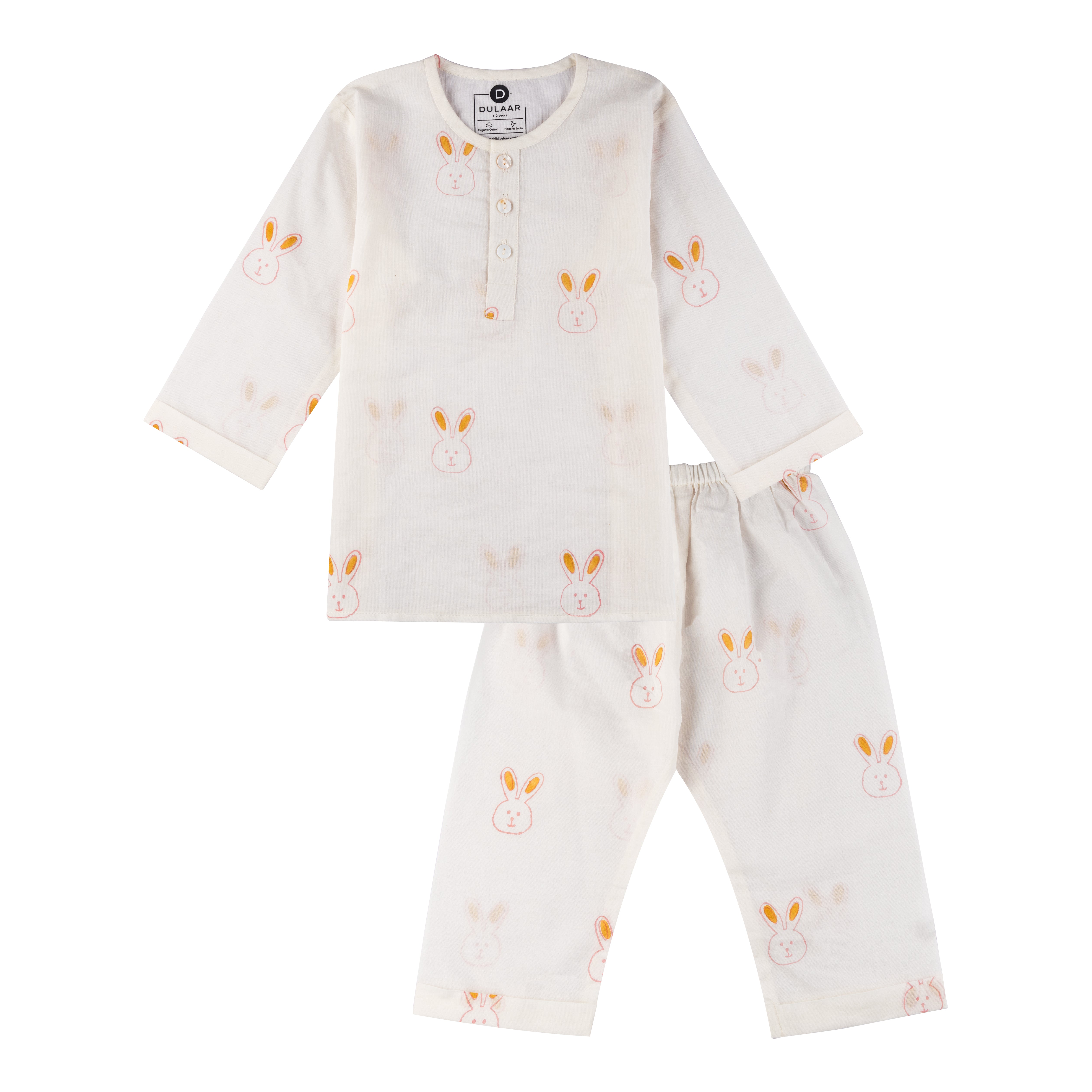 Mulmul Nightwear Set | Hand-Block Printed