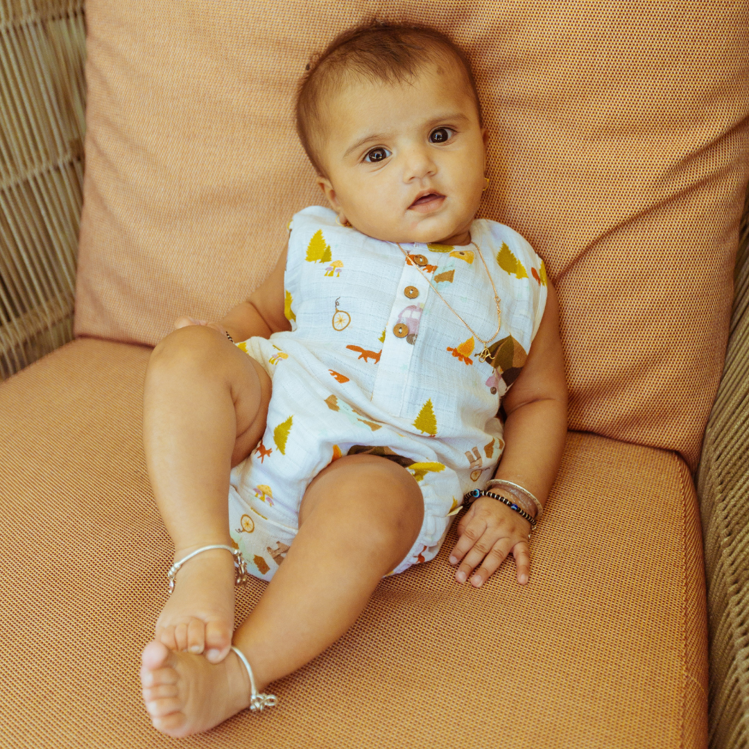 Organic Muslin Romper (Set of 2)