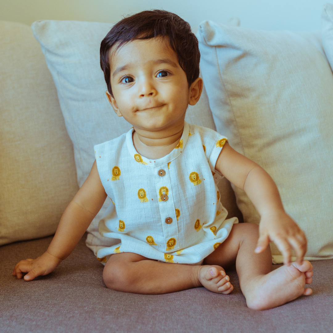 Organic Muslin Romper (Set of 2)