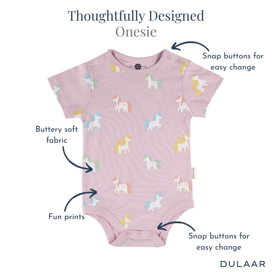 Cotton T-shirt Onesie (Set of 3)
