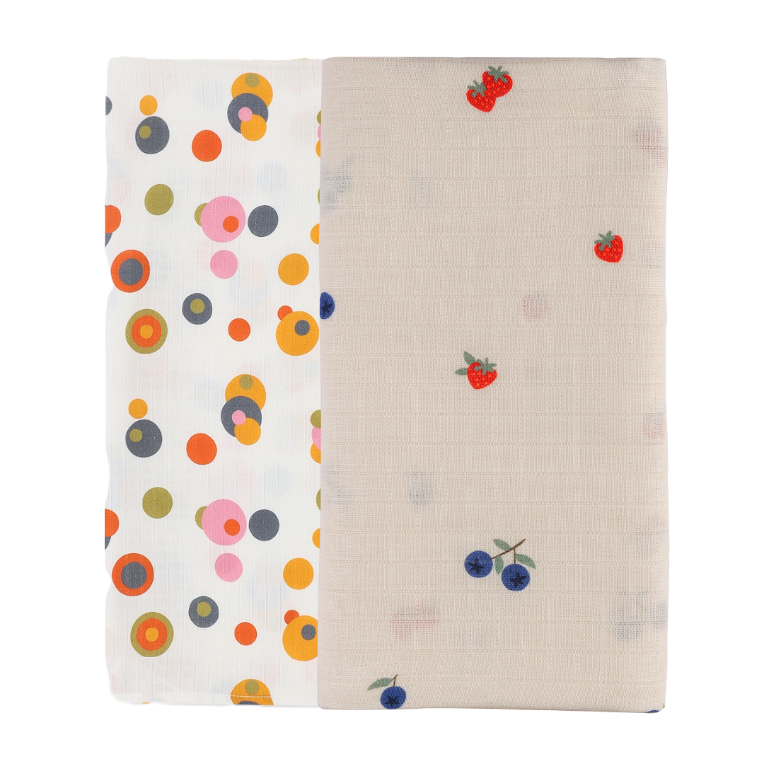 Organic Muslin Swaddle (Set of 2)
