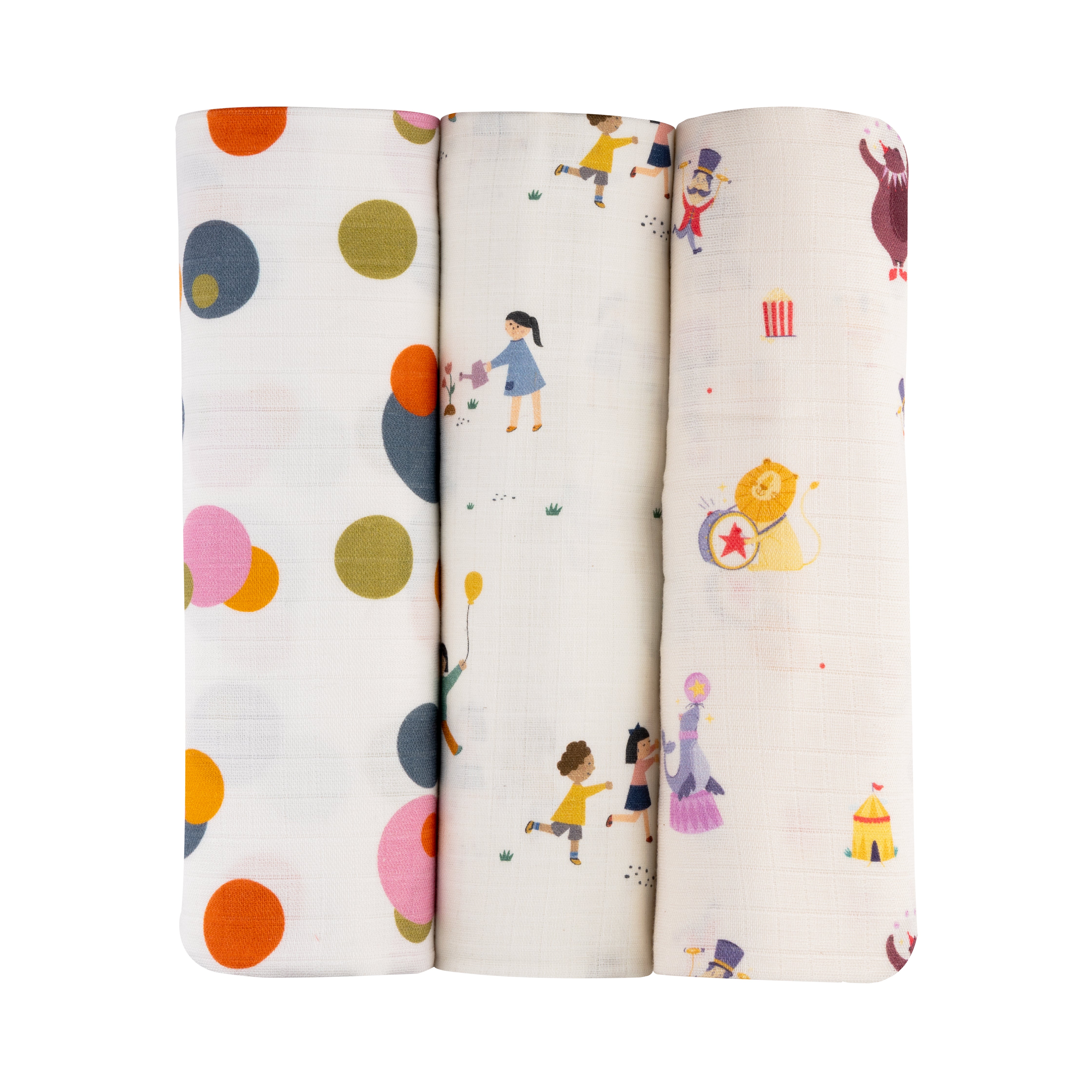 Organic Muslin Swaddle (Set of 3)