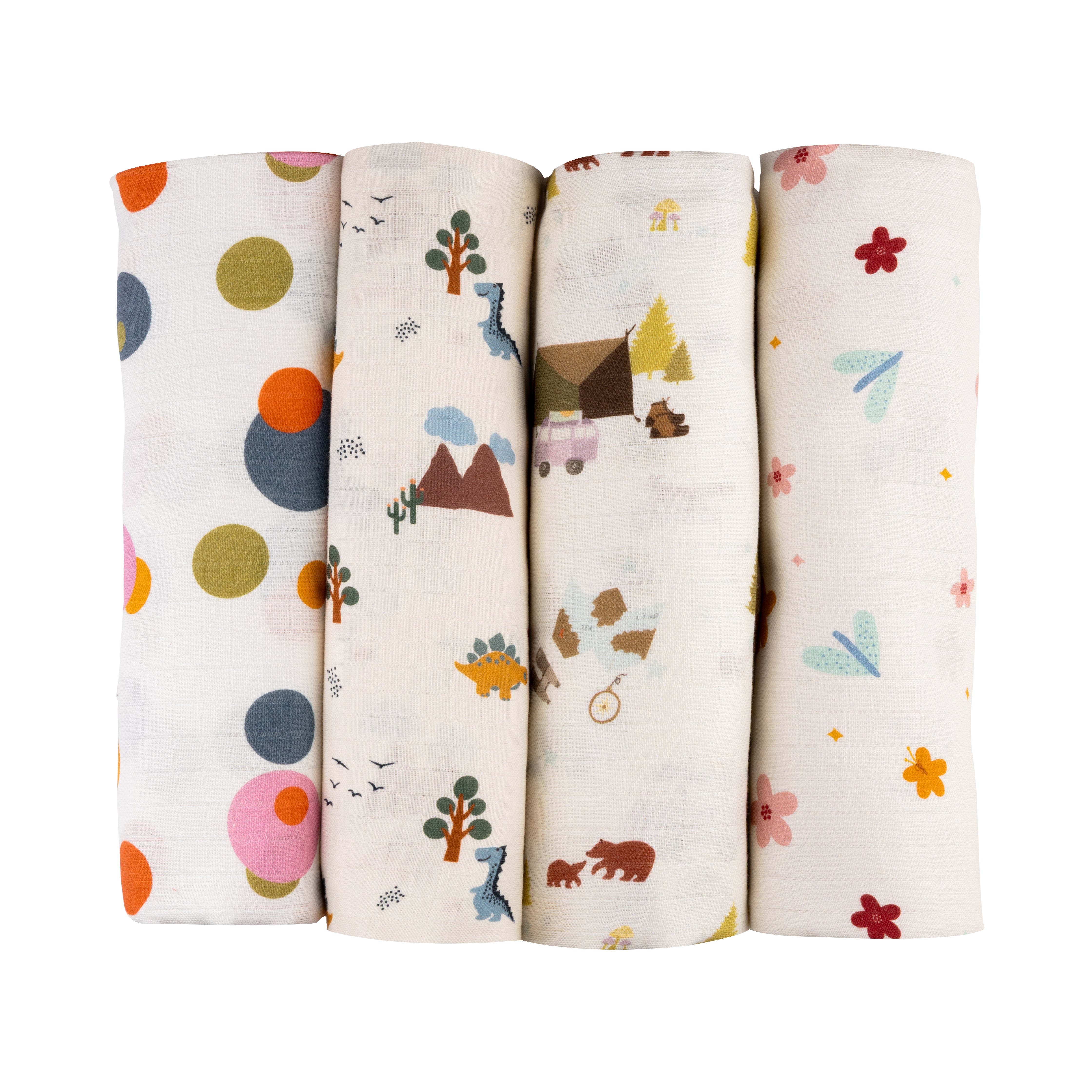 Organic Muslin Swaddle (Set of 4)