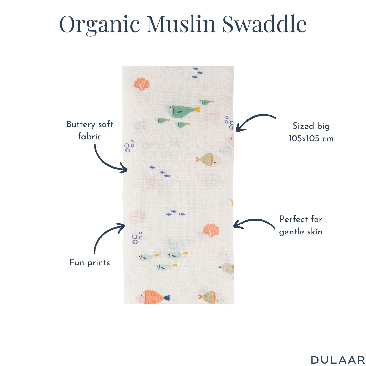 Organic Muslin Swaddle