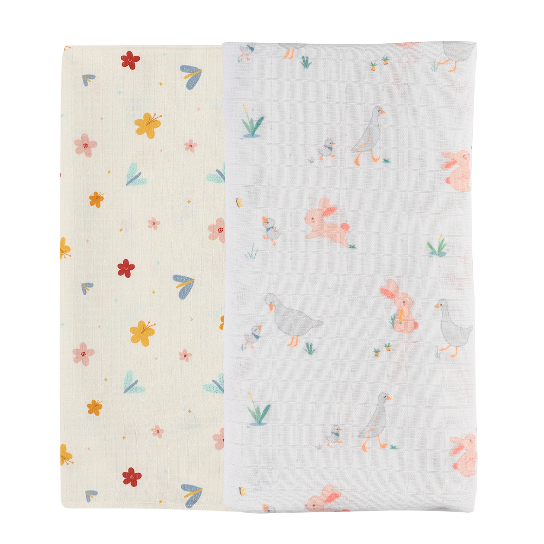 Organic Muslin Swaddle (Set of 2)