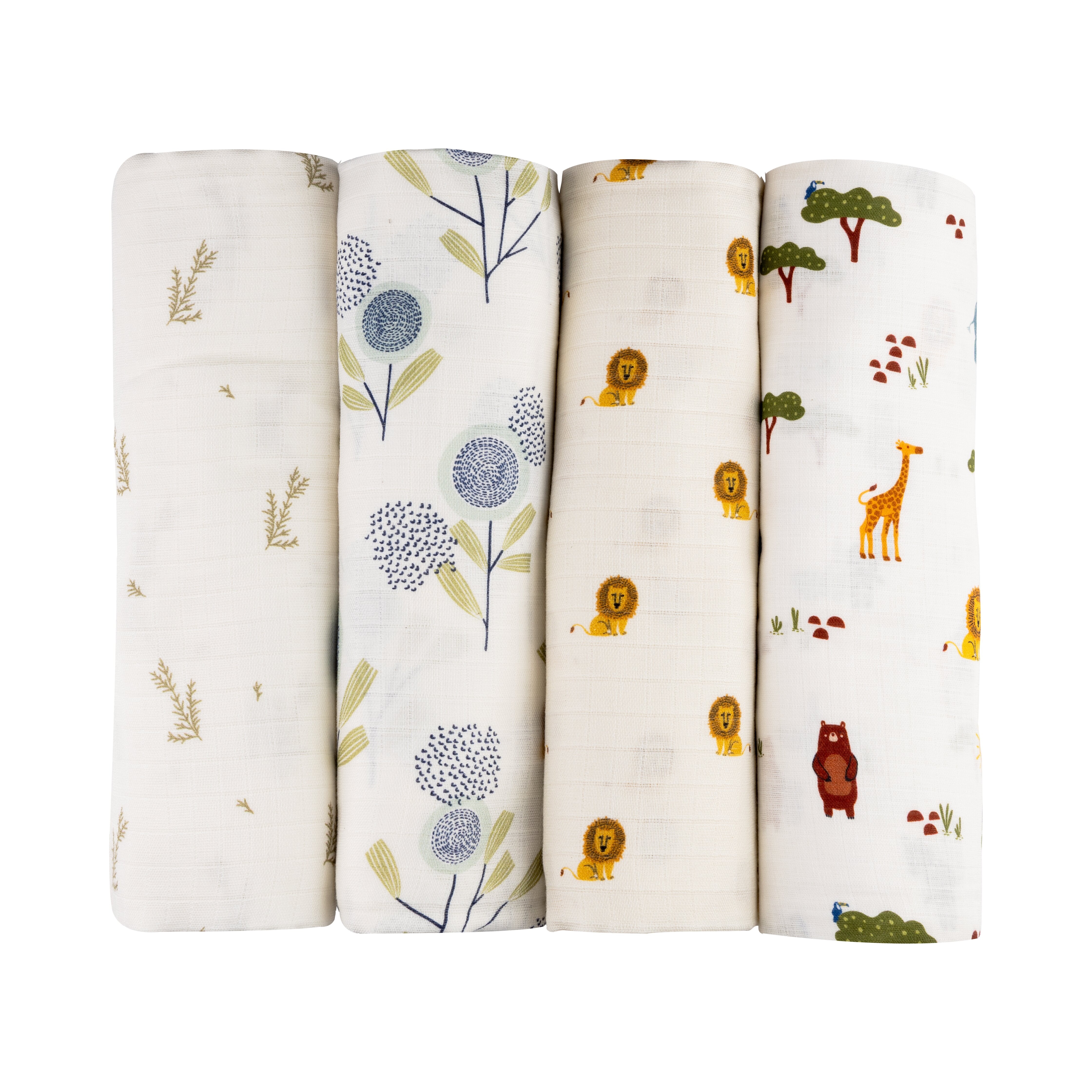 Organic Muslin Swaddle (Set of 4)