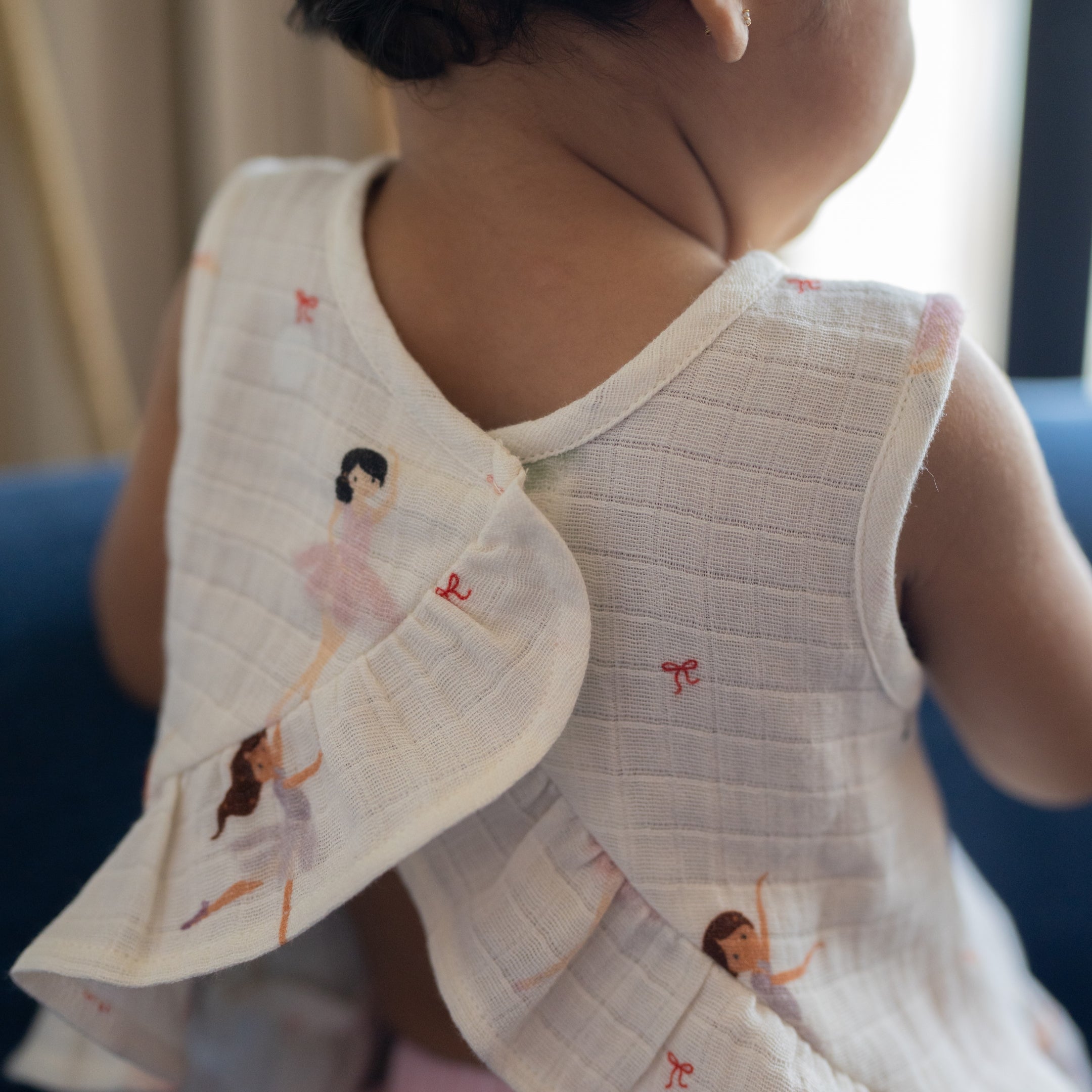 Organic Muslin Top & Shorts Set