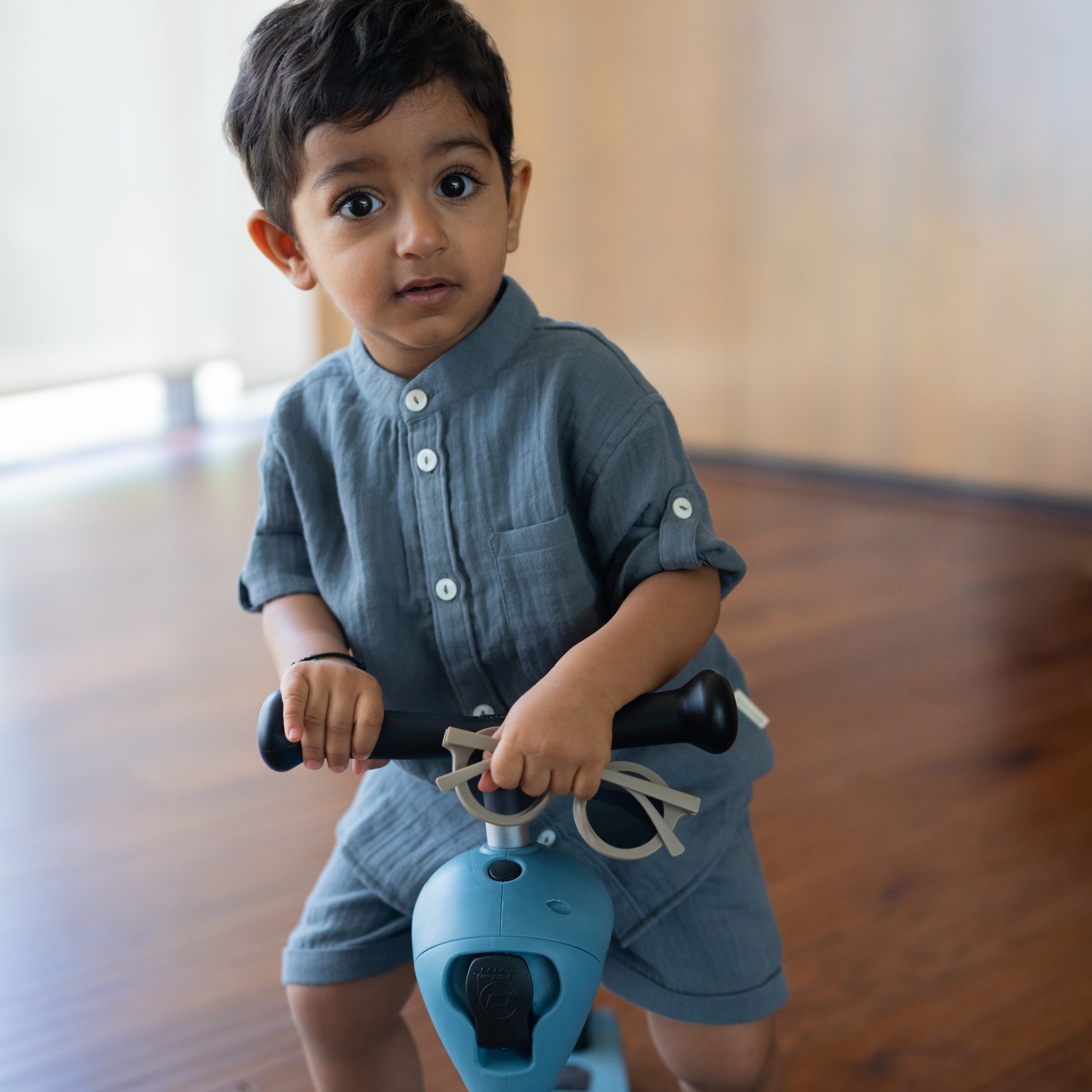 Organic Muslin Shirt & Shorts Set
