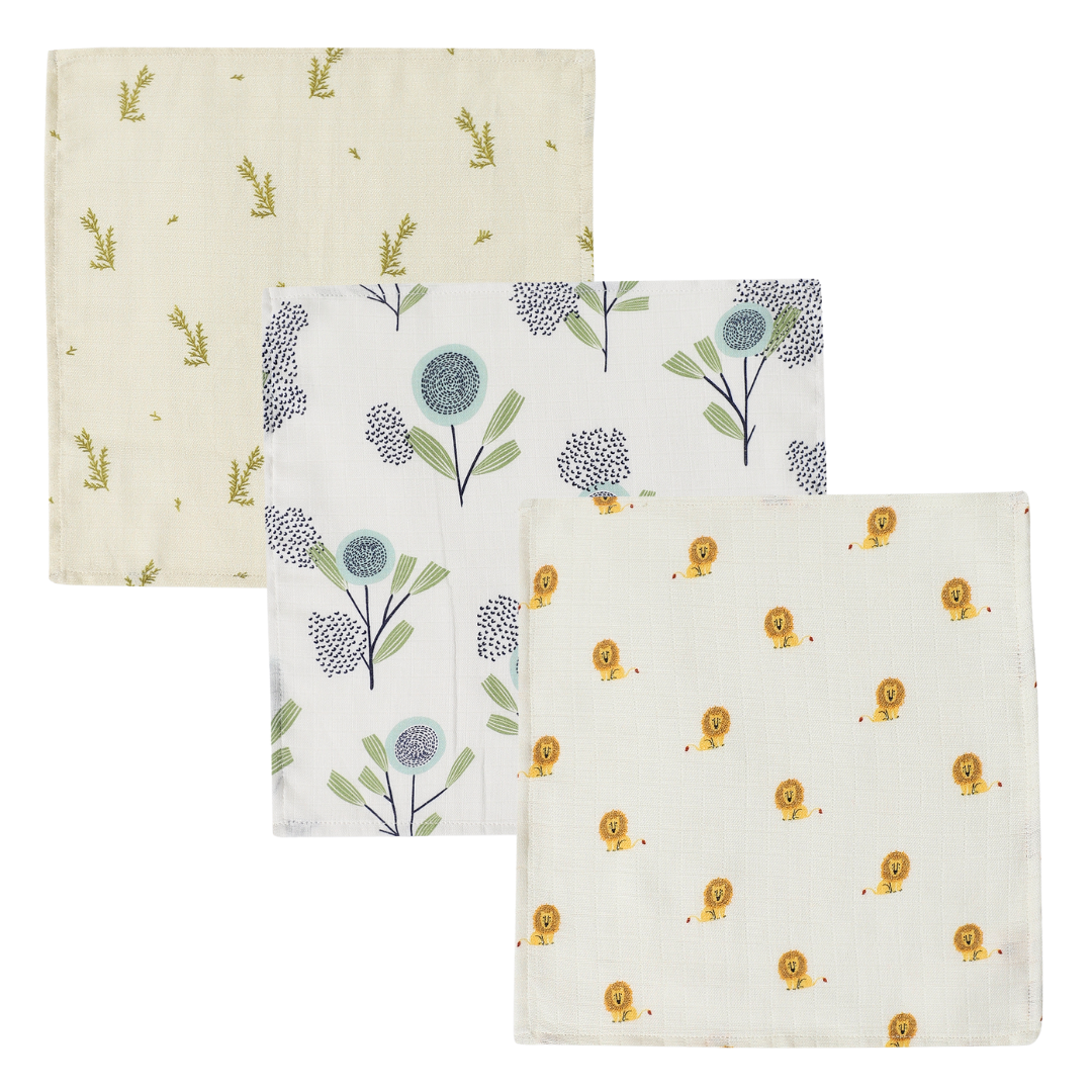 Organic Muslin Face Napkin (Set of 3)