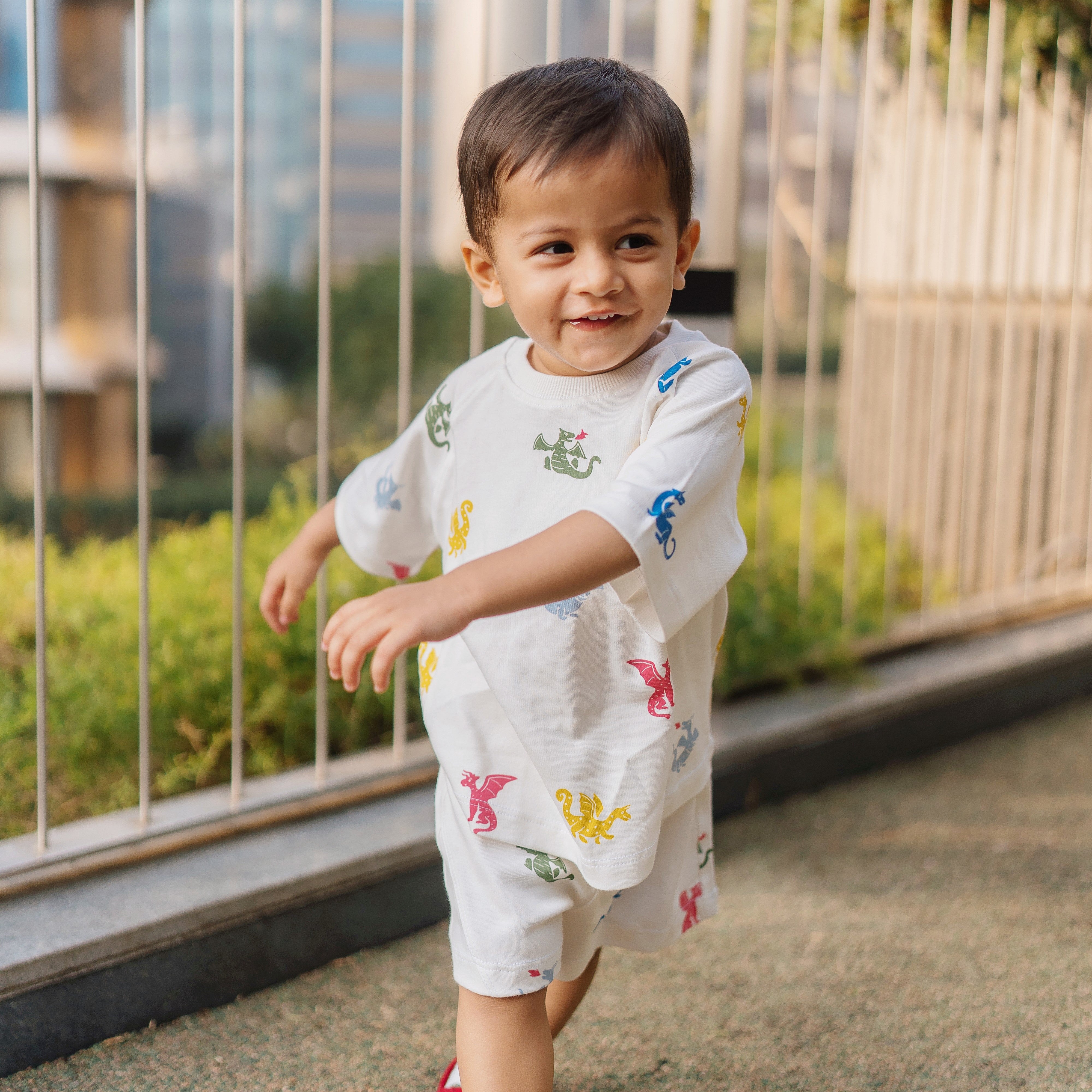 Organic Tee & Shorts Co-ord Set