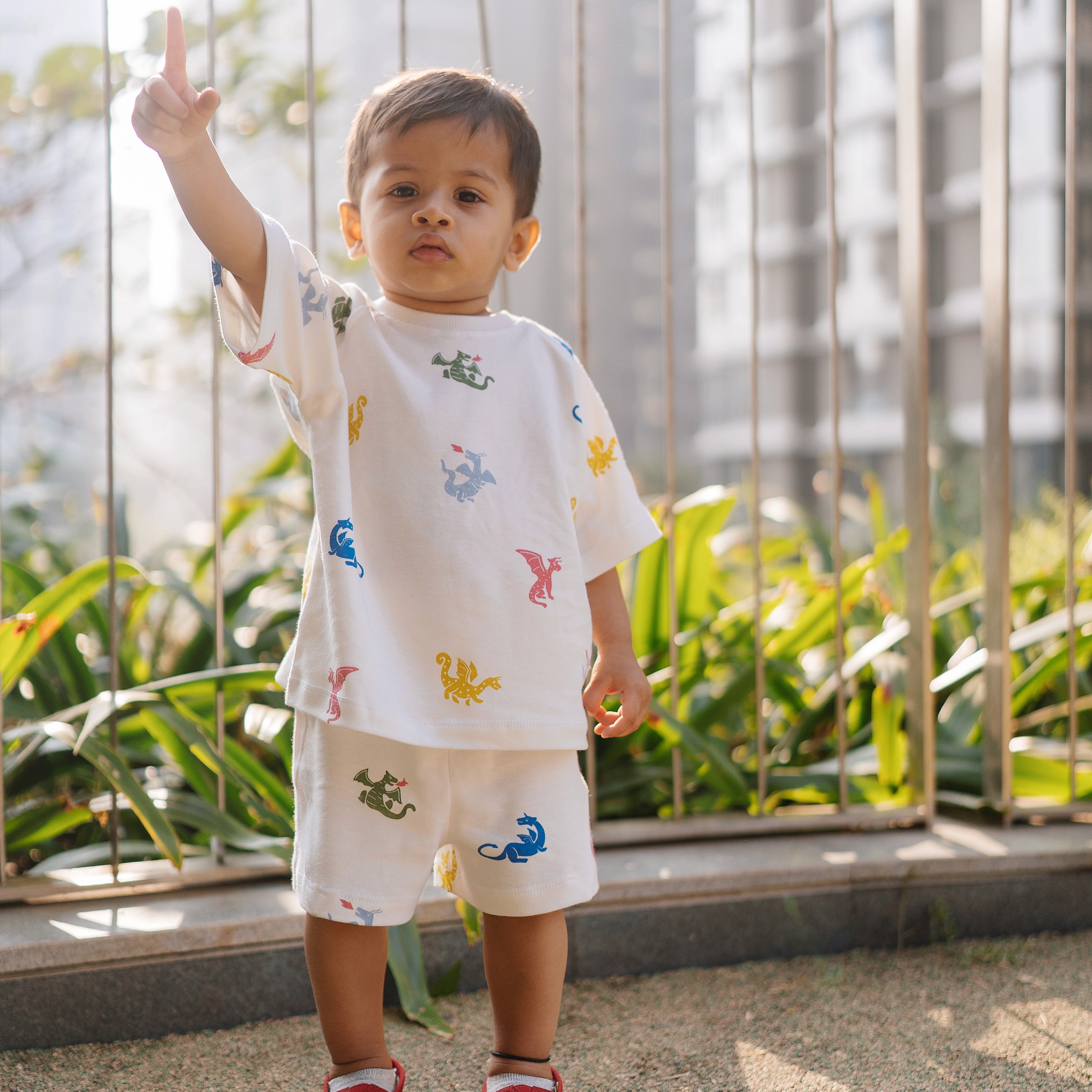 Organic Tee & Shorts Co-ord Set