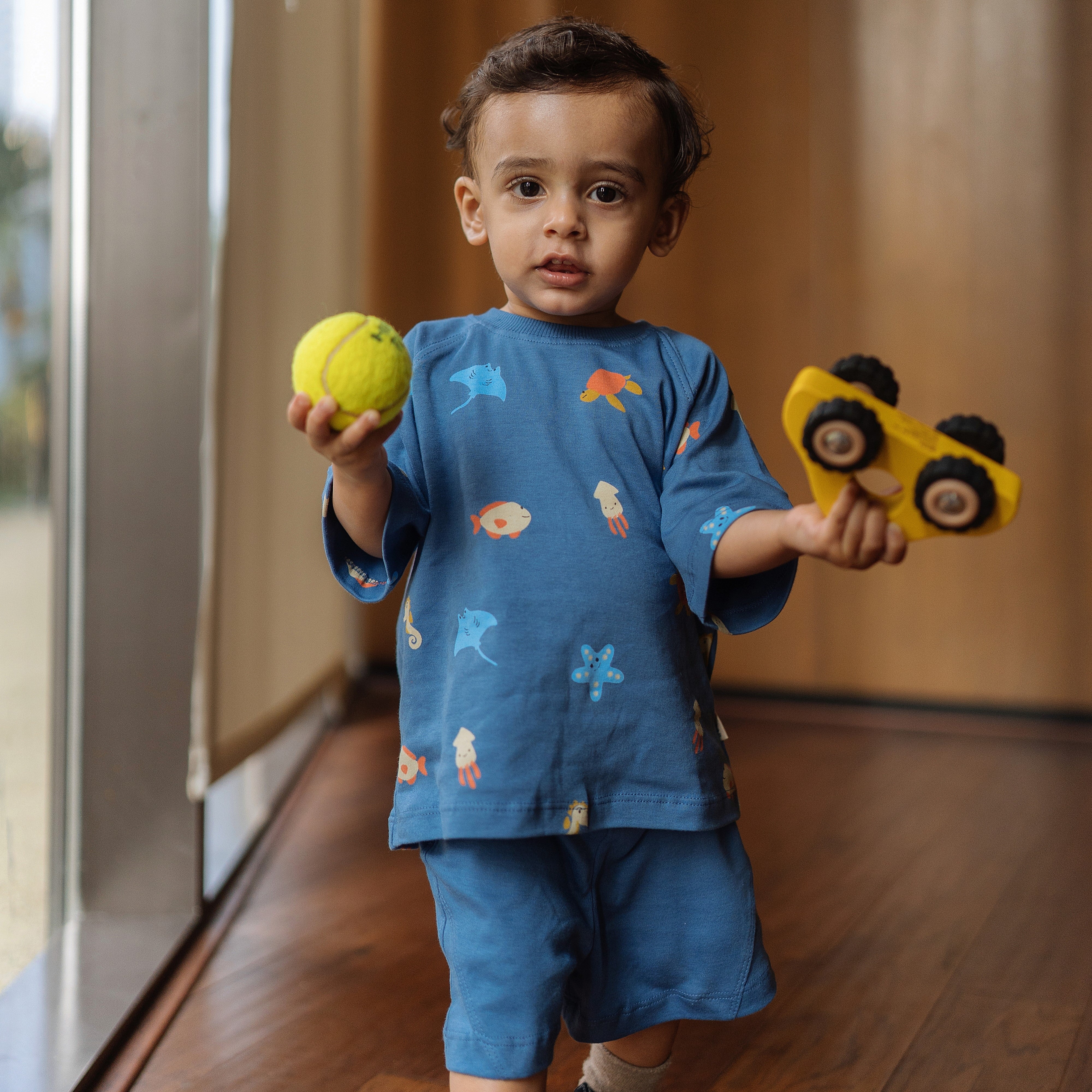 Organic Tee & Shorts Co-ord Set