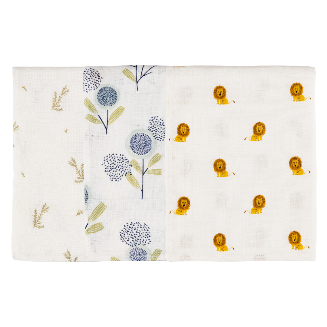 Organic Muslin Multipurpose Cloth (Set of 3)