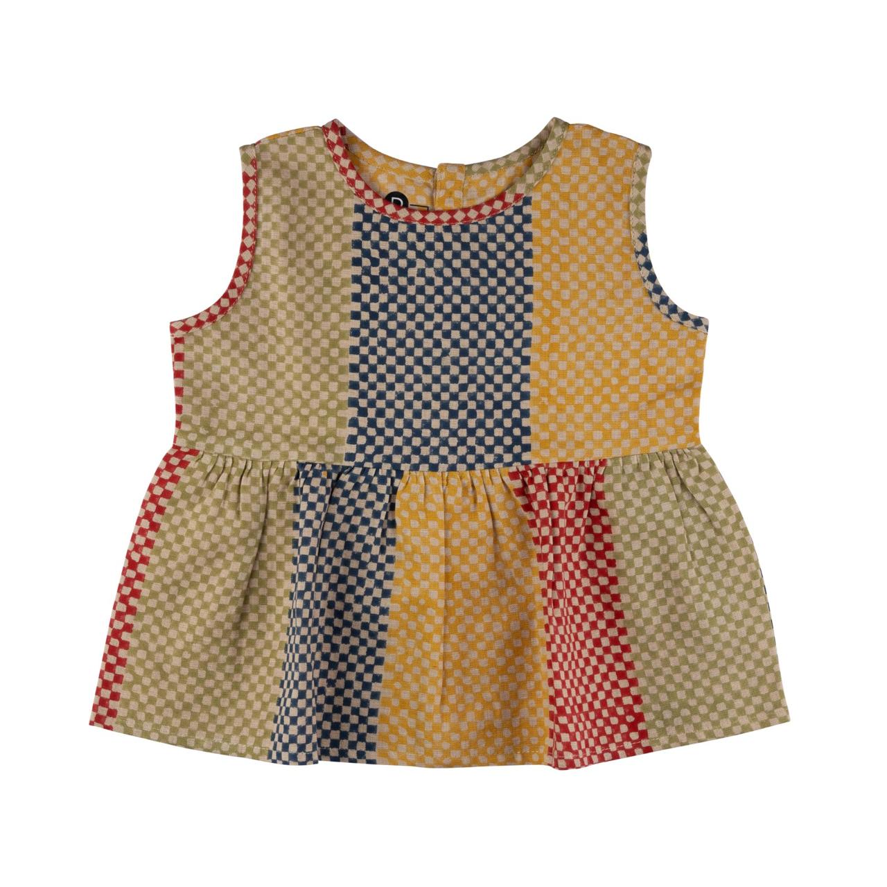 Cotton Linen Top & Pants Co-ord Set | Hand-Block Printed