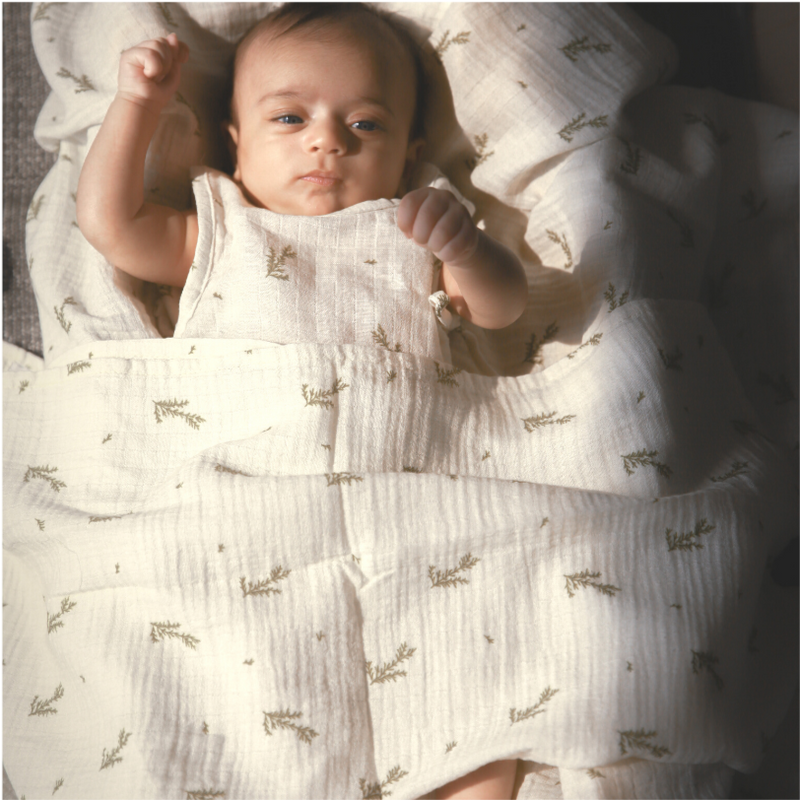 Multipurpose cloth is a light, airy muslin cloth that can be used in myriad ways! From being used as a light blanket for a baby to a burp cloth, nursing cover, or stroller cover it is the perfect size for any purpose. Organic cotton organic muslin premium gift luxury gift sustainable clothes baby clothes baby gift newborn gift birthday gift onesie bodysuit